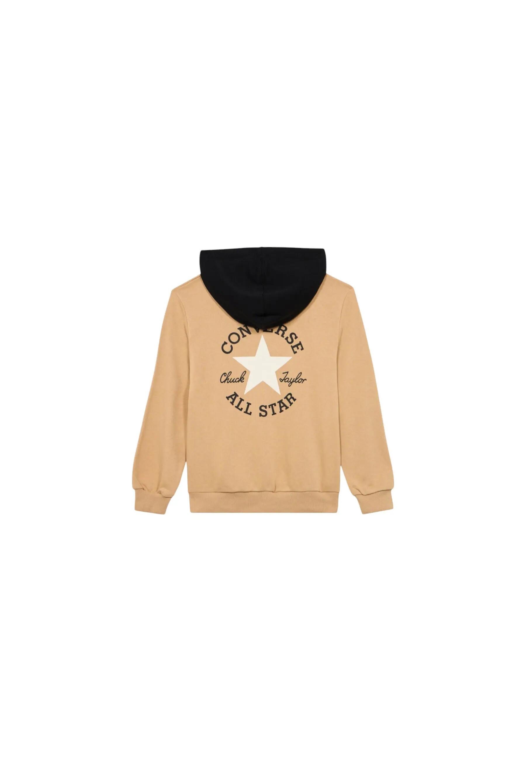 Hoodie Kinderen unisex Converse Beige 9CH974-JC5 3/3