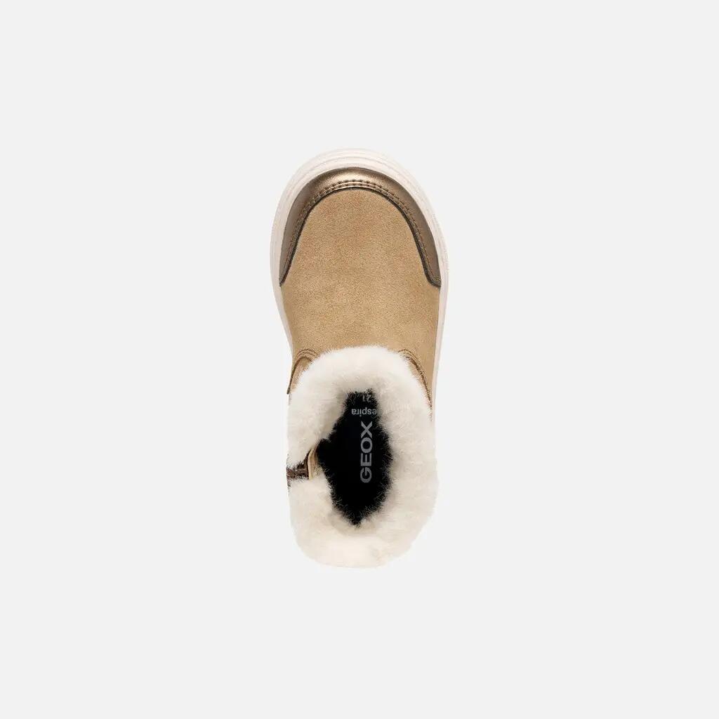 Bottines Bébé Fille B NASHIK GIRL Cognac 6/7