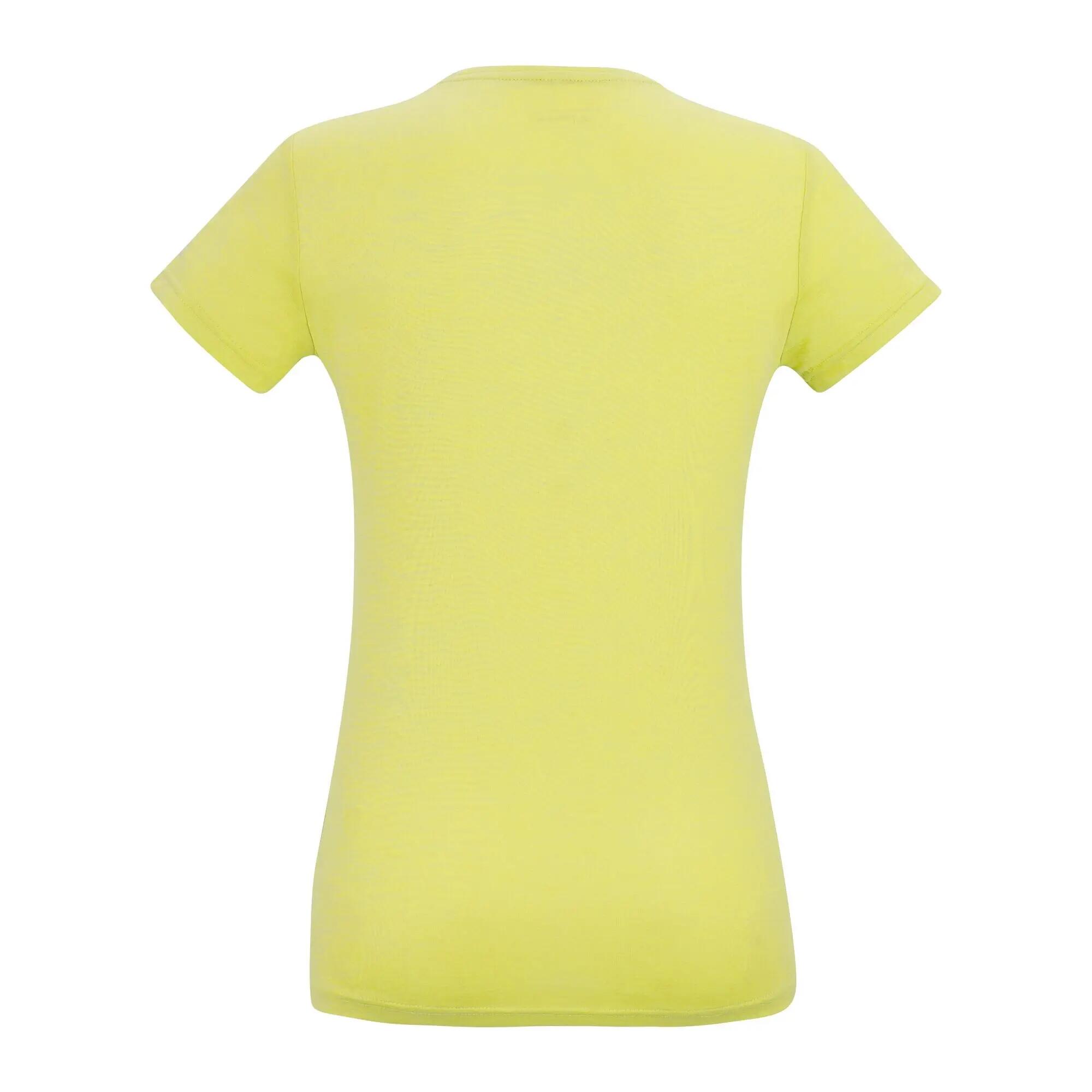 Tshirt Manches Courtes JOSIE GIBSON FINGAL EDITION Femme (Jaune Clair) 2/6