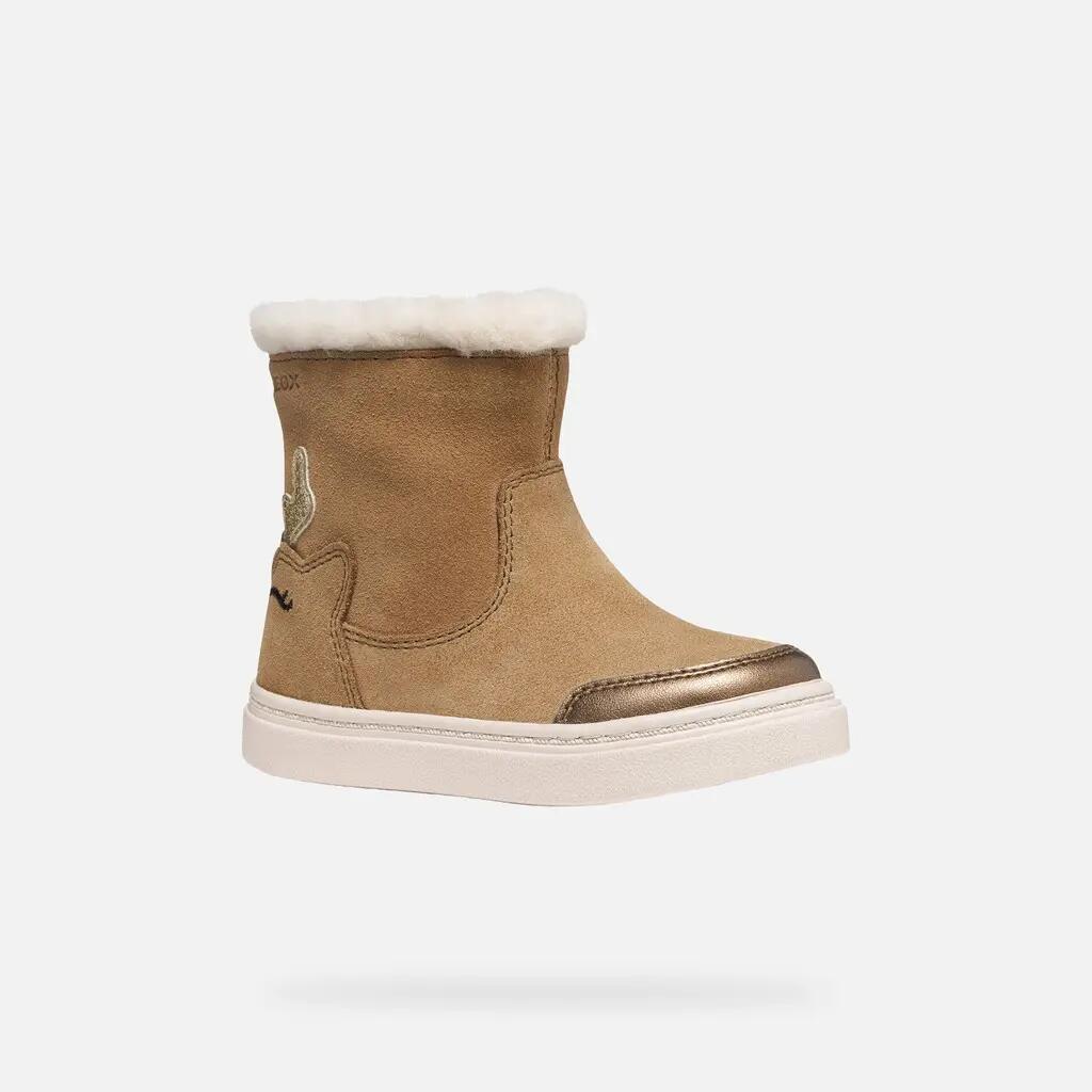 Bottines Bébé Fille B NASHIK GIRL Cognac 3/7