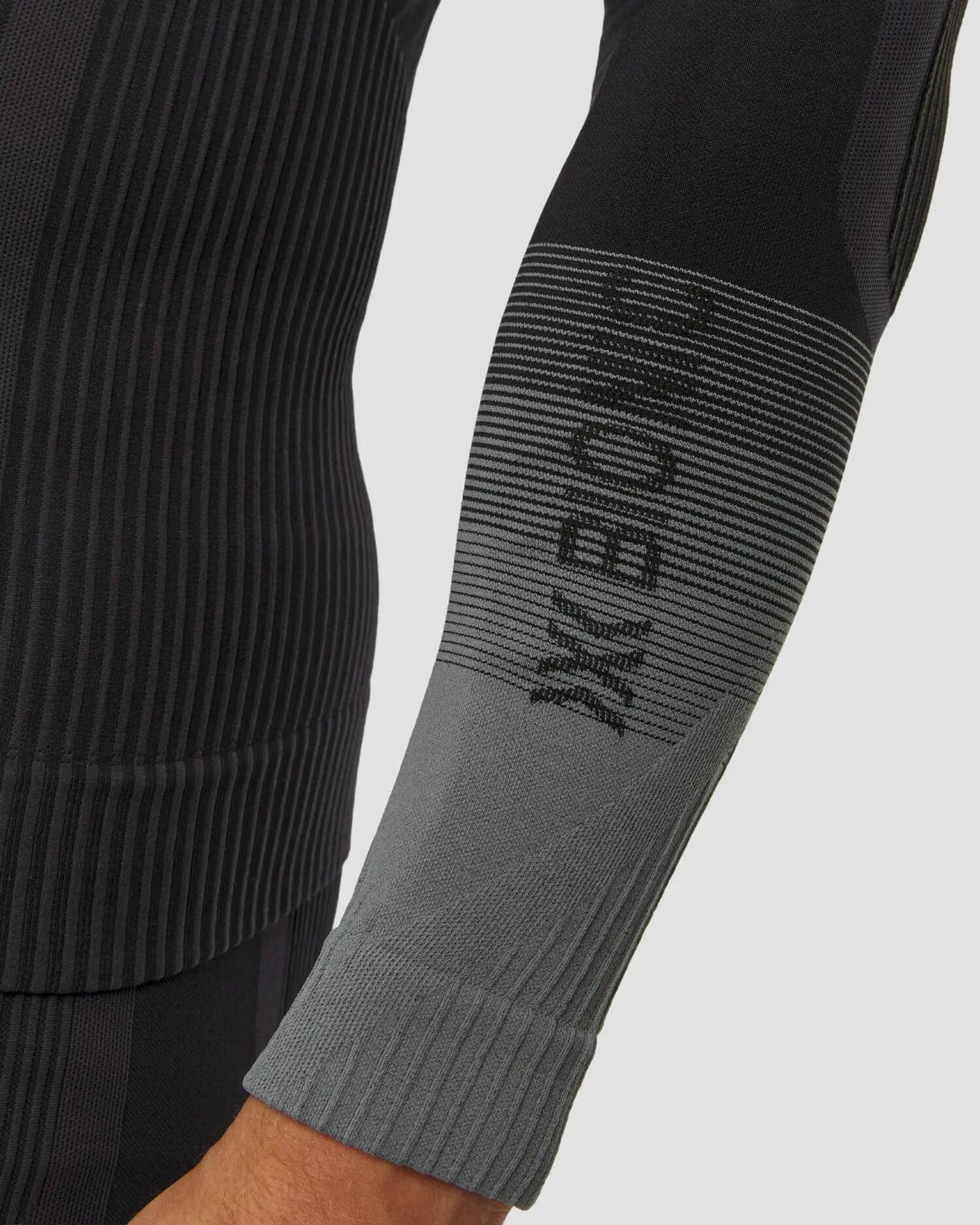 Koszulka męska X-Bionic Invent Graphics Shirt Ls Black/Dark Grey B175 5/6