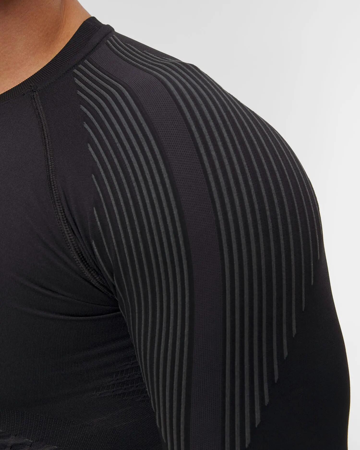 Koszulka męska X-Bionic Invent Shirt Ls Black B120 5/6