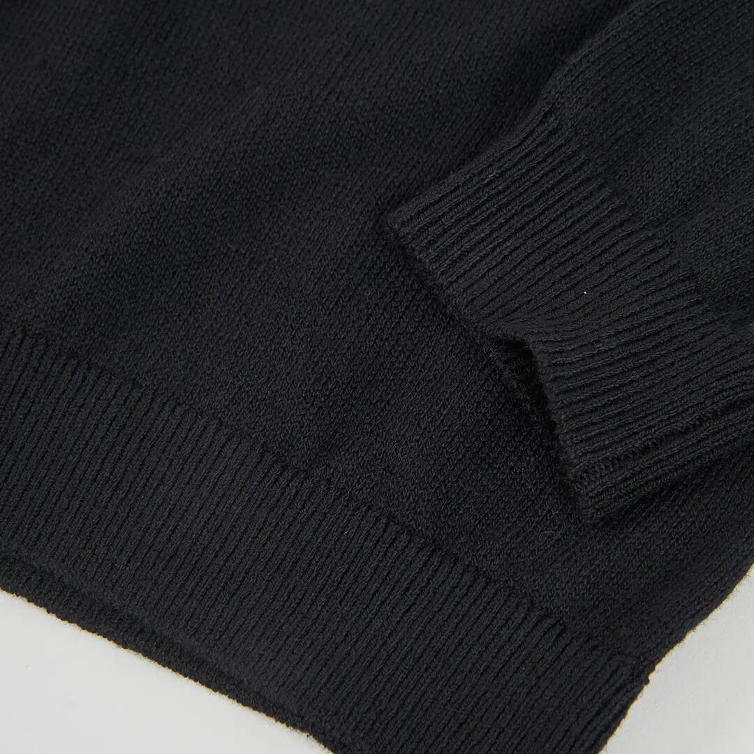 Jersey niño negro con cremallera 4/4