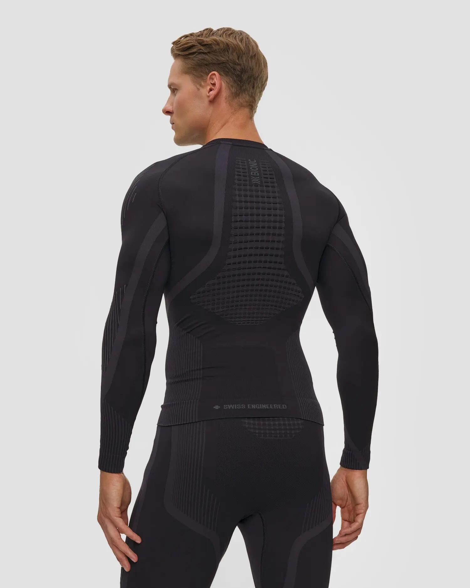 Koszulka męska X-Bionic Invent Shirt Ls Black B120 3/6
