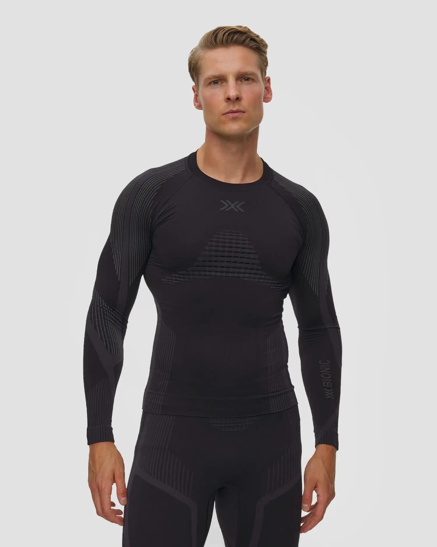 Koszulka męska X-Bionic Invent Shirt Ls Black B120 2/6