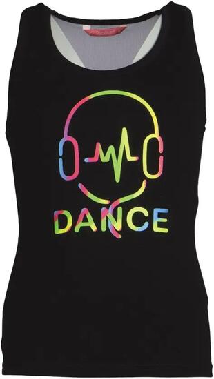Débardeur - Danse moderne - Dos nageur - Dance Beat - Noir