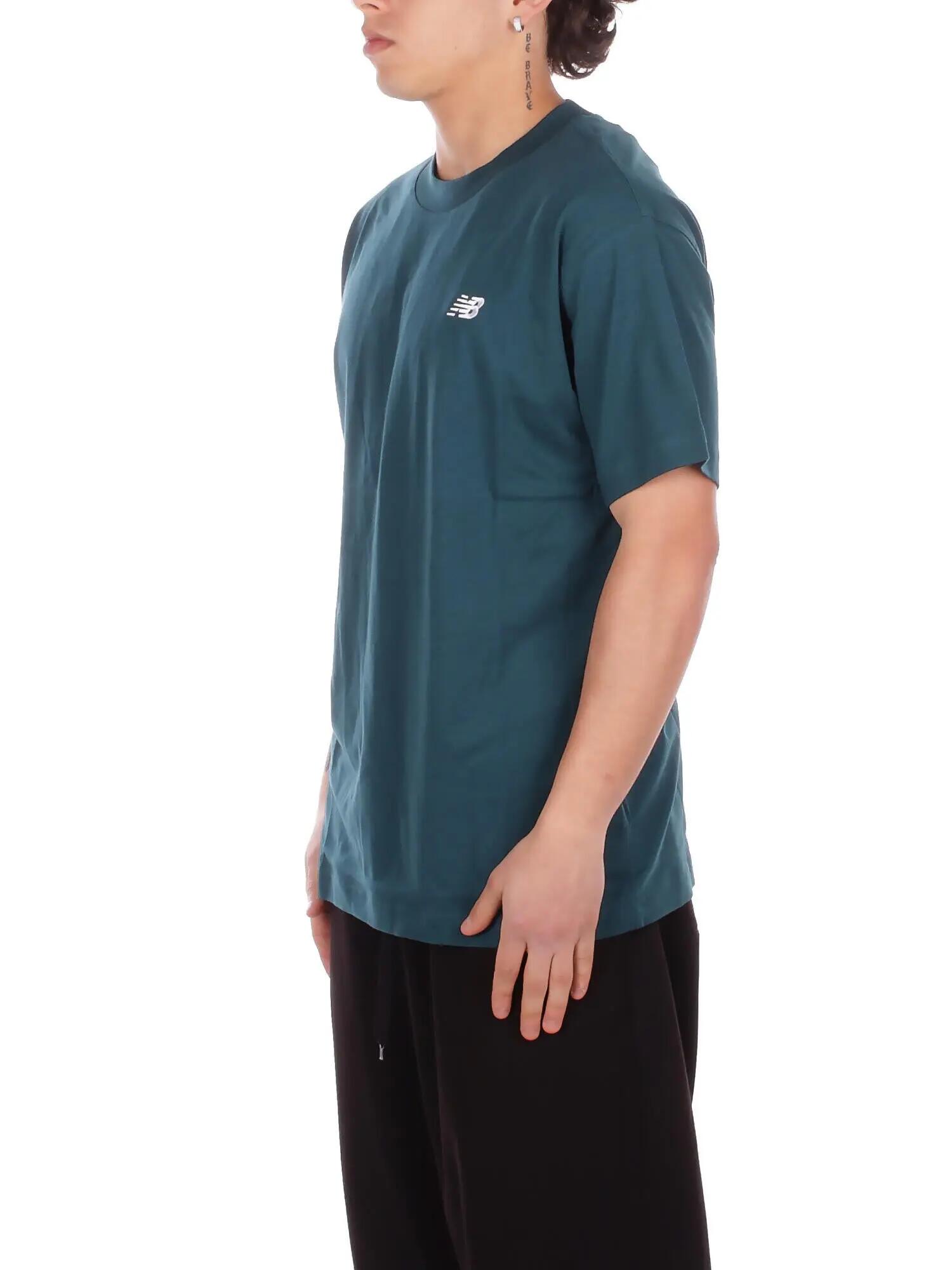 new balance unisex t-shirt mt41509 aav sport essential green 2/5