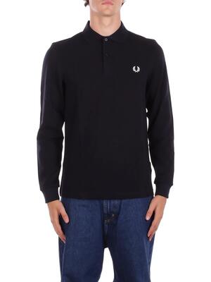 Poloshirt met lange mouw heren fred perry
