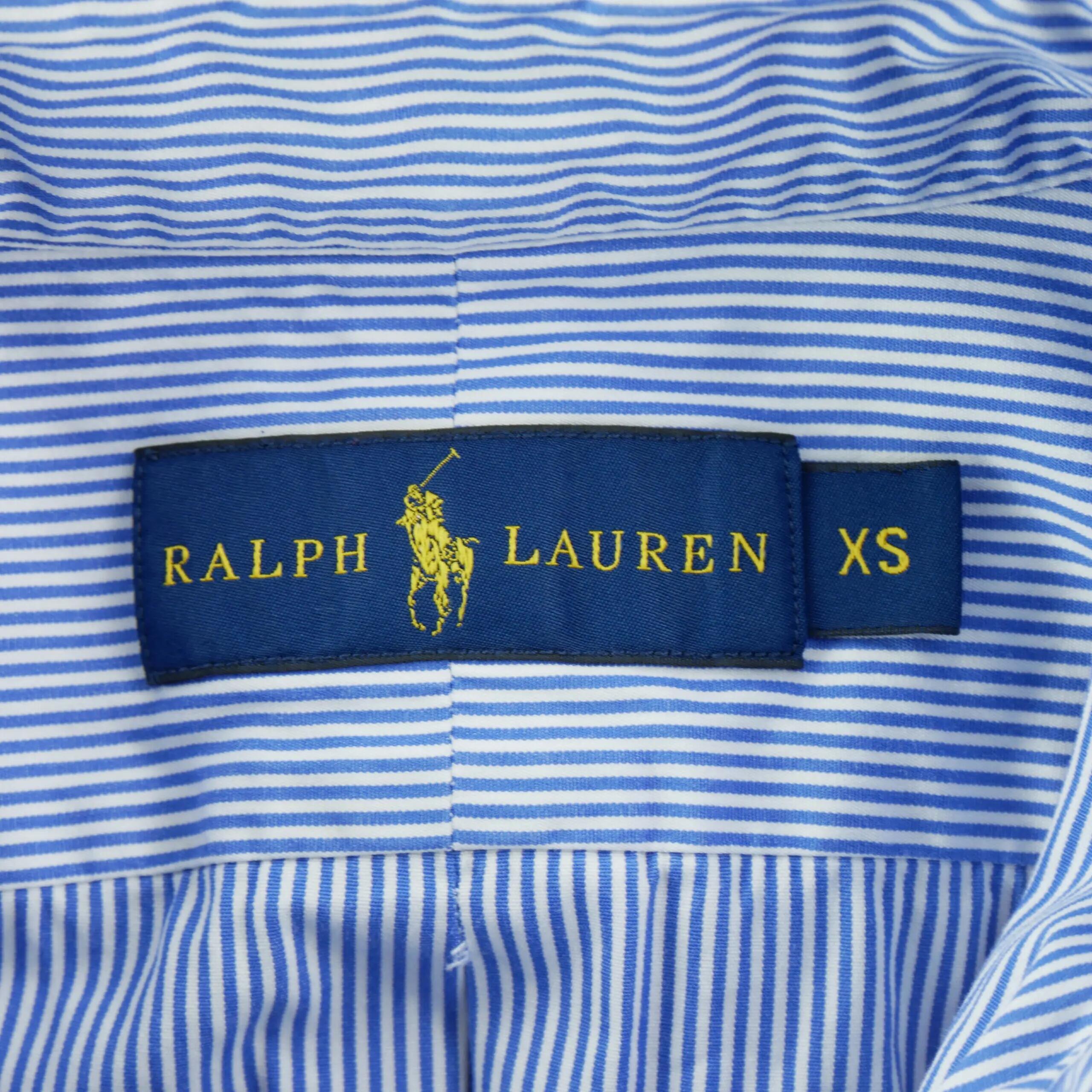 Segunda Vida - Camisa clásica hombre a rayas azul - Excelente 5/7