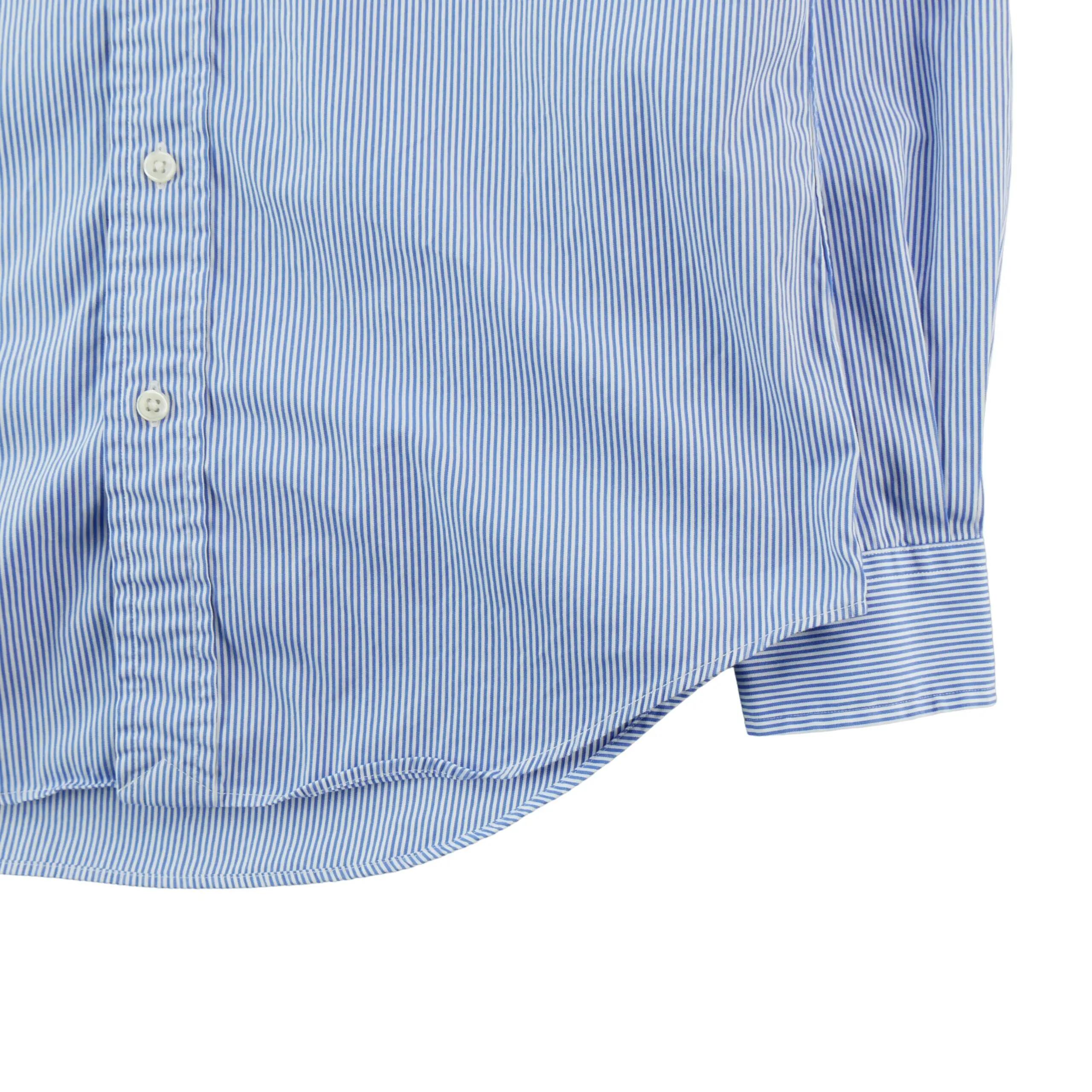 Segunda Vida - Camisa clásica hombre a rayas azul - Excelente 4/7