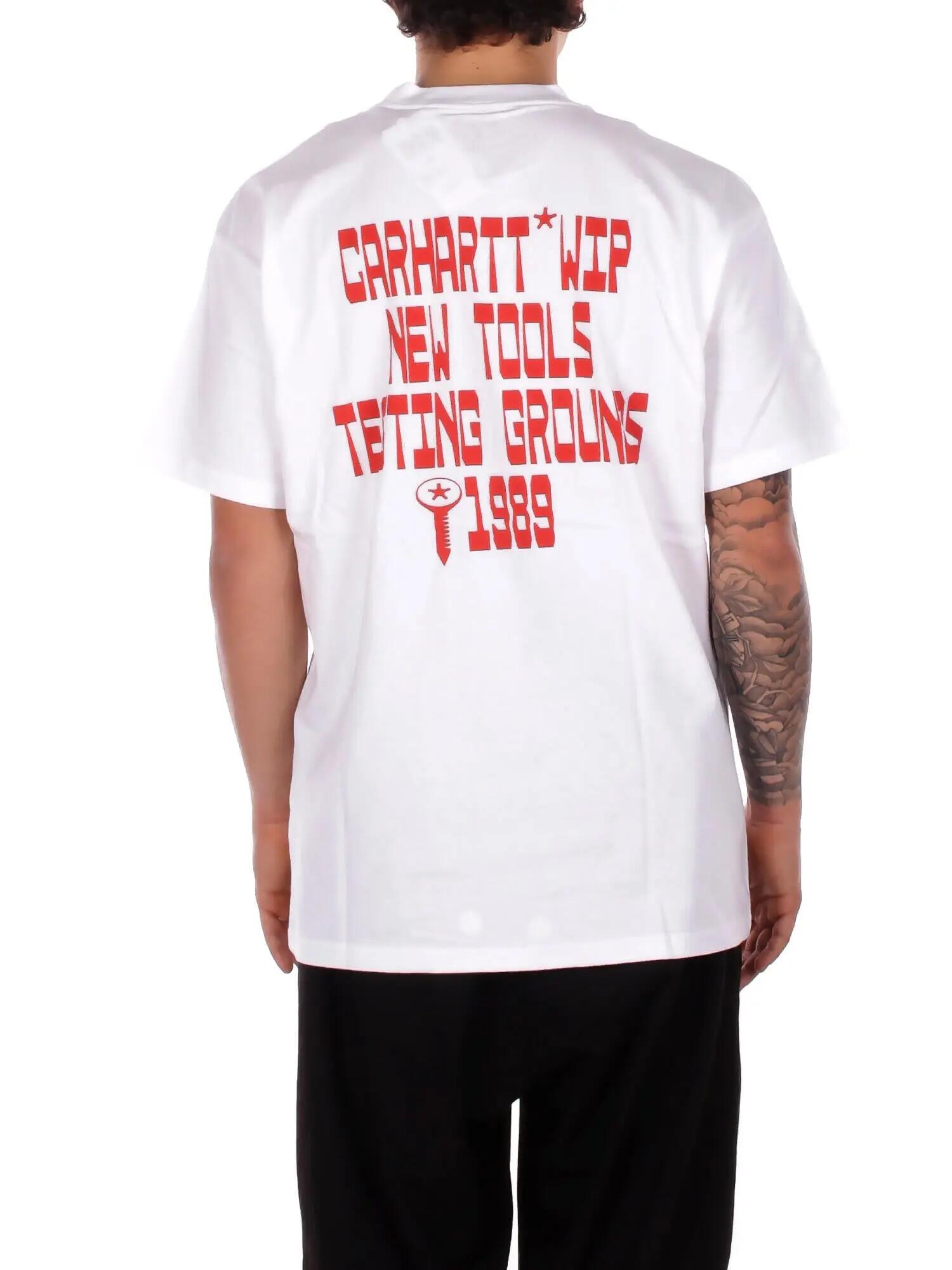T-shirt Homme Carhartt WIP Blanc 4/5