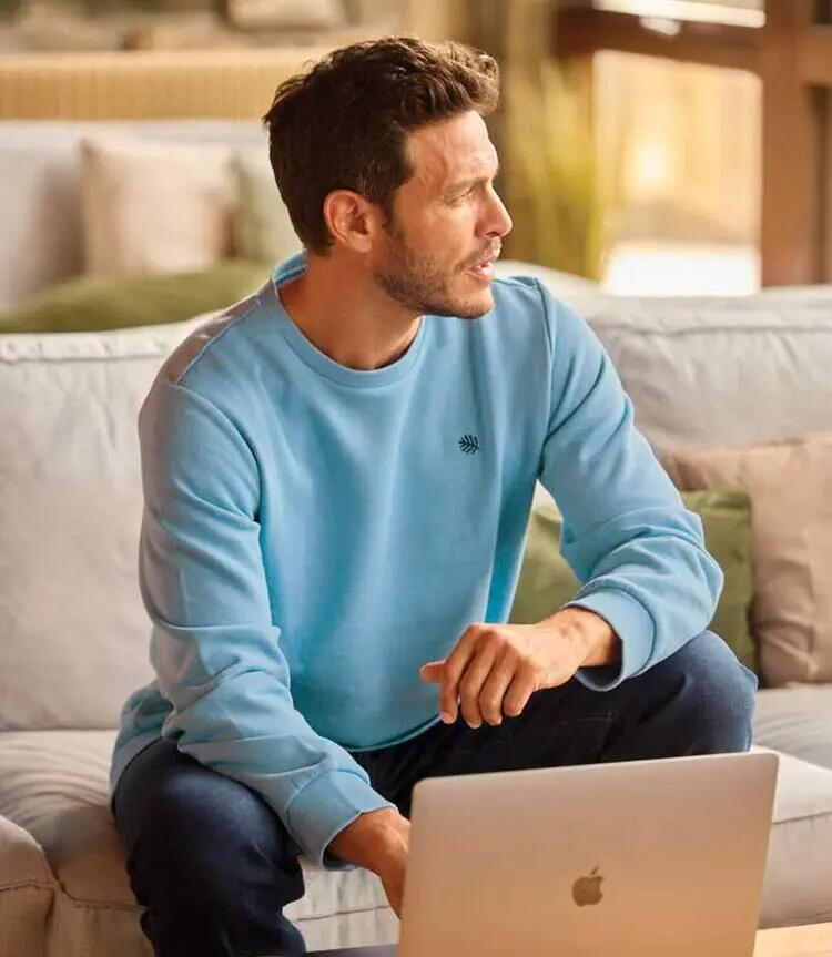 Le Sweat Molleton Col Rond 2/7