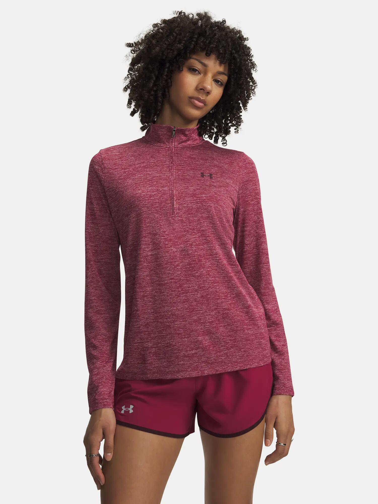 Női Under Armour Tech 1/2 Zip- Twist póló 1/3