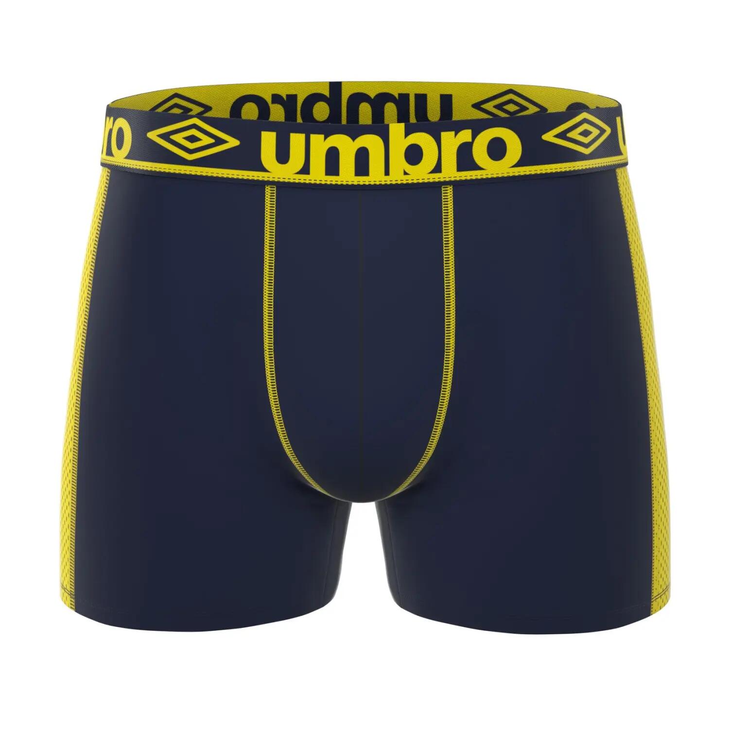 Lot de 3 boxers homme uni et surpiqûres colorées Pro Mesh Cooling 4/5