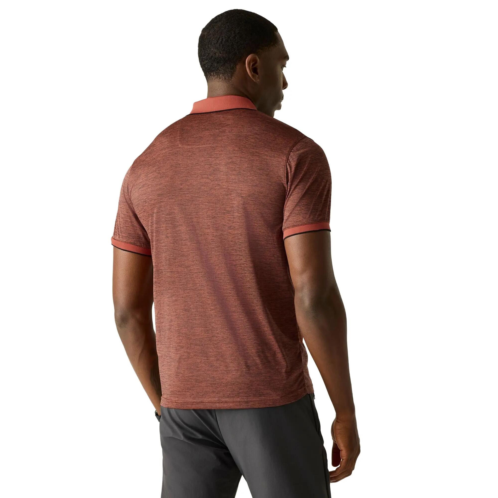 Polo Chiné Manches Courtes REMEX Homme (Rouge Orange) 6/6