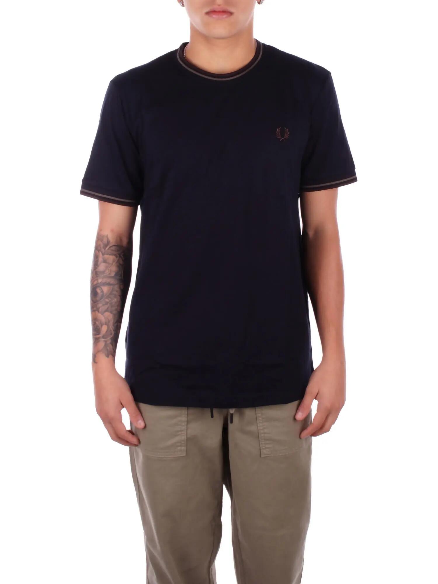 T-shirt Heren Fred Perry Groen 1/5