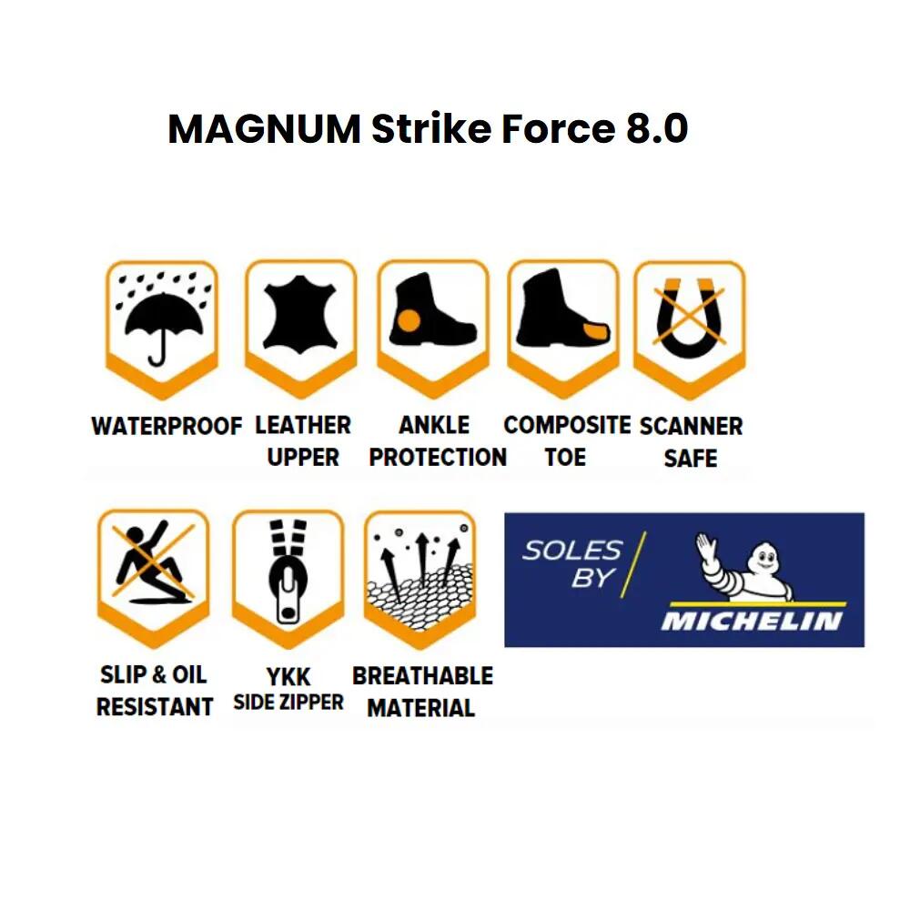 Homme - Magnum Strike Force 8.0 Sz Wp - M000098385 - Noir 5/6