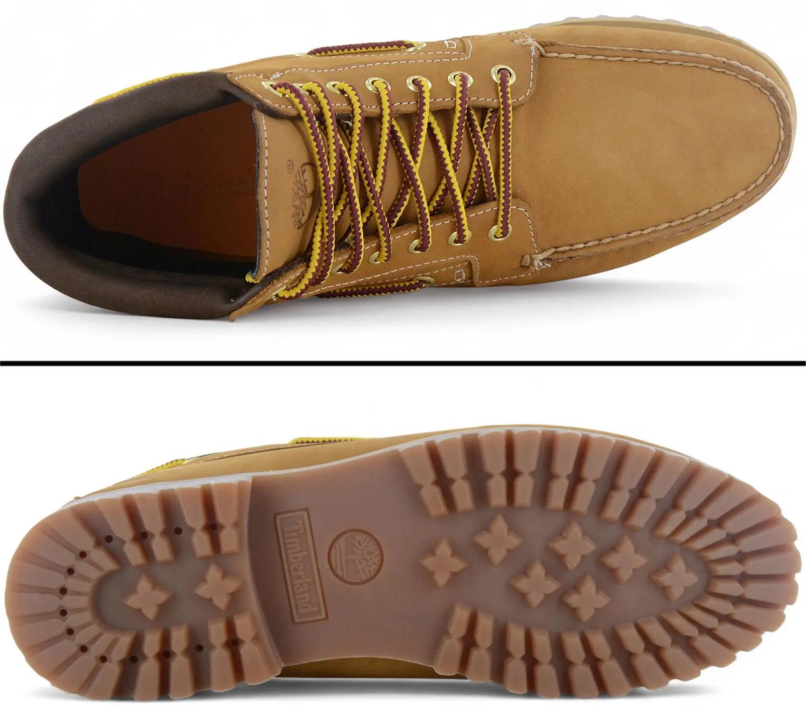 Homme - Timberland Authentic Mid Lace Boot - Tb0a2n4c-754 - Jaune 4/6