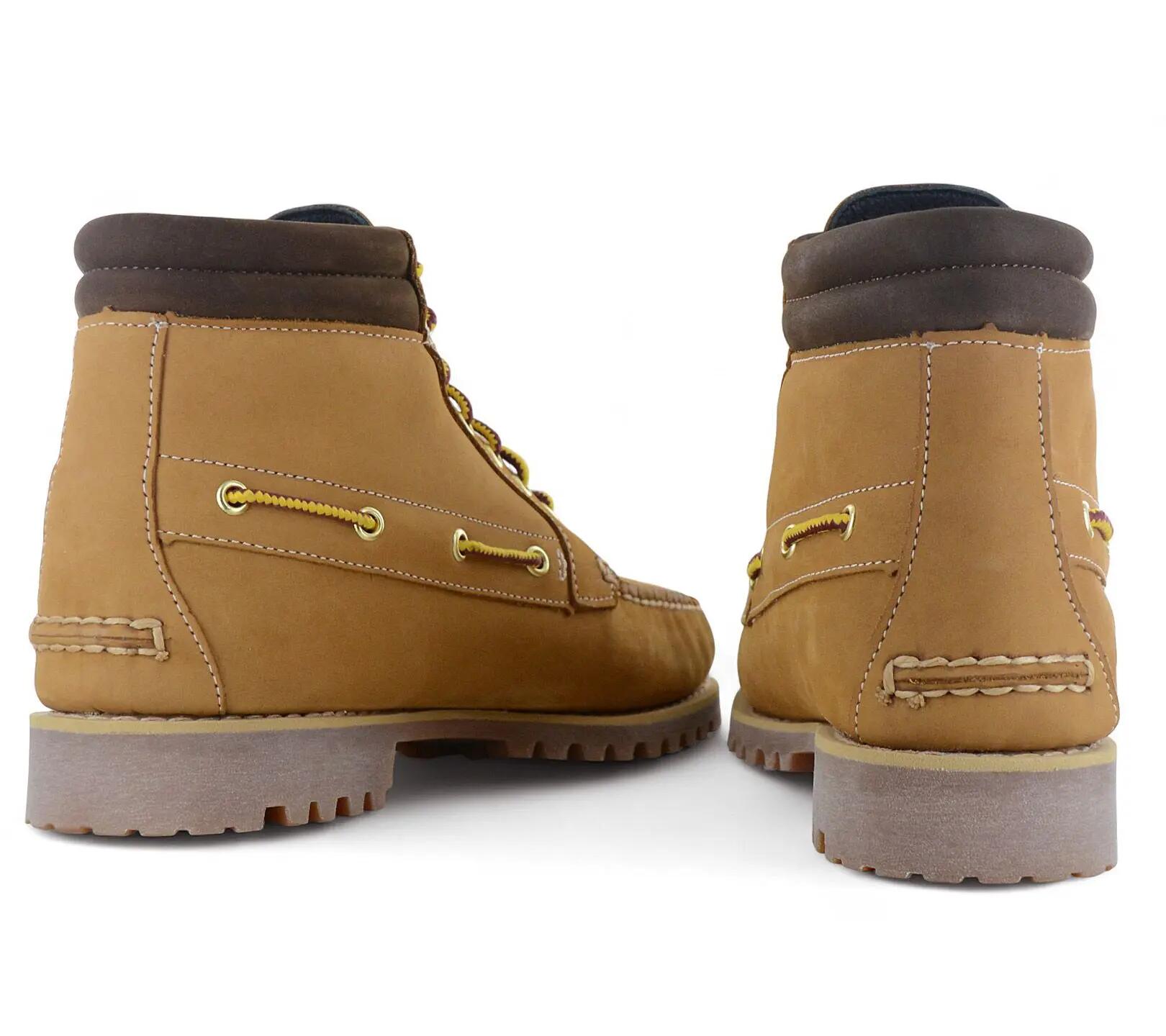 Homme - Timberland Authentic Mid Lace Boot - Tb0a2n4c-754 - Jaune 3/6