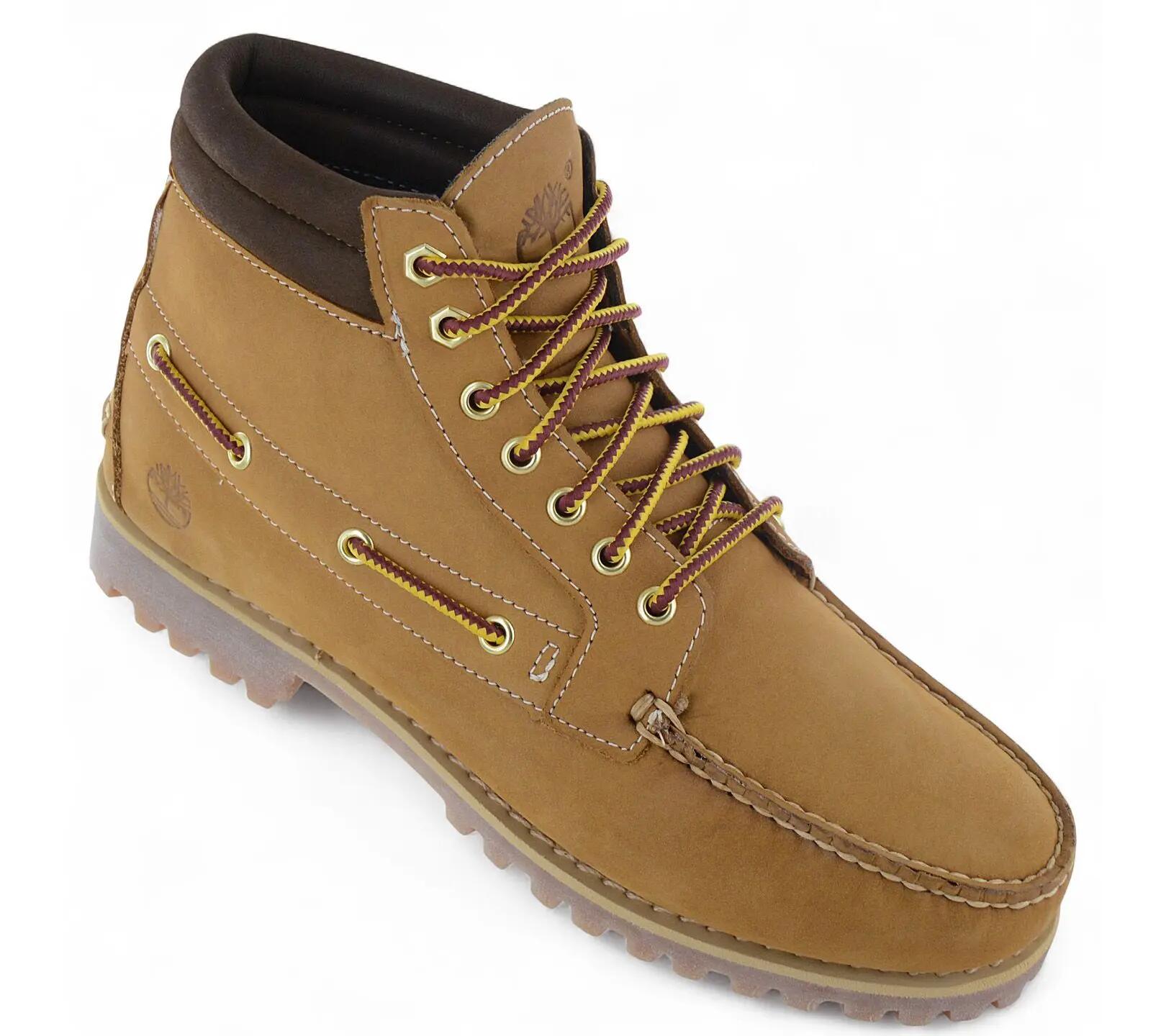 Homme - Timberland Authentic Mid Lace Boot - Tb0a2n4c-754 - Jaune 2/6