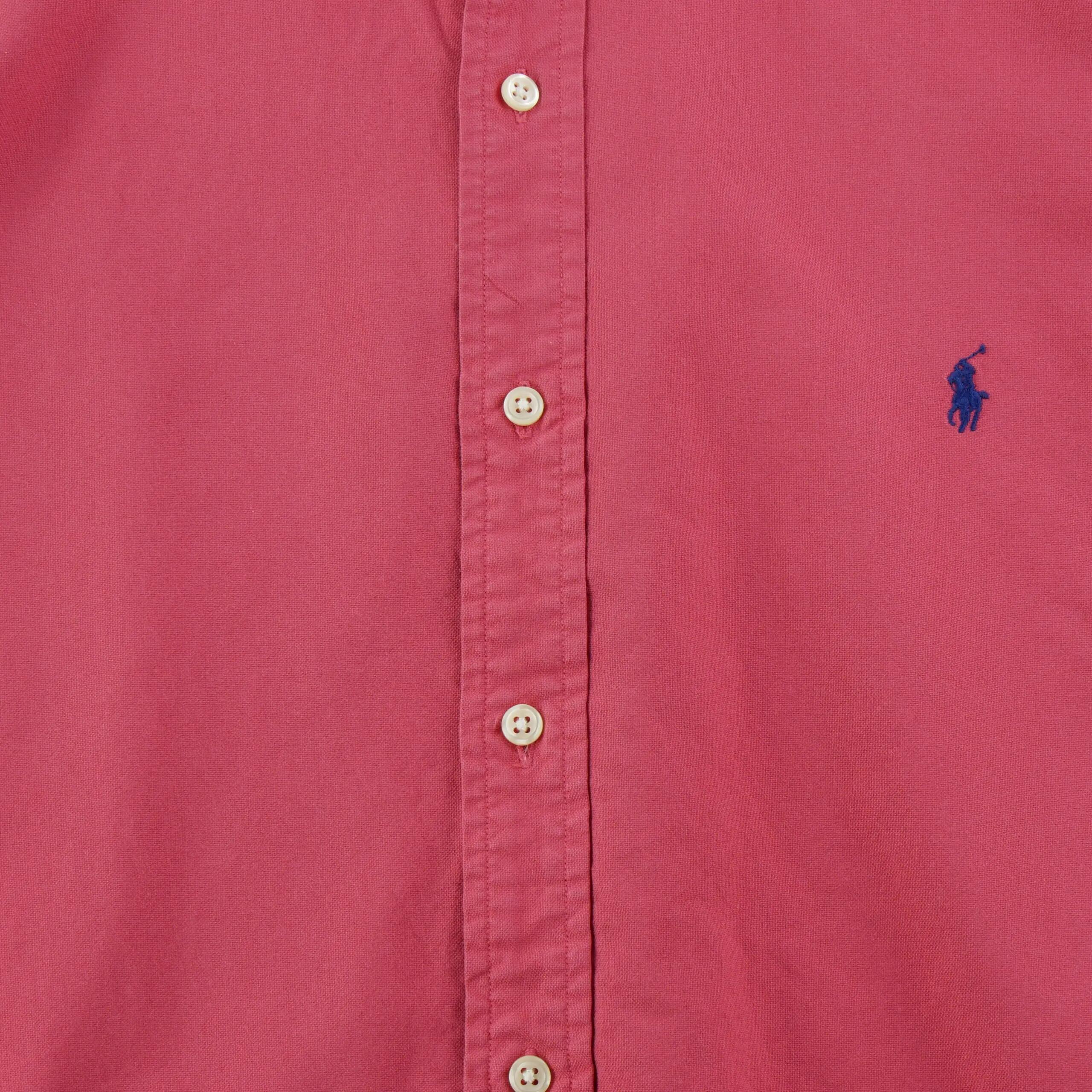 Segunda Vida - Camisas clásicas Hombre liso Rosa - Excelente 4/7