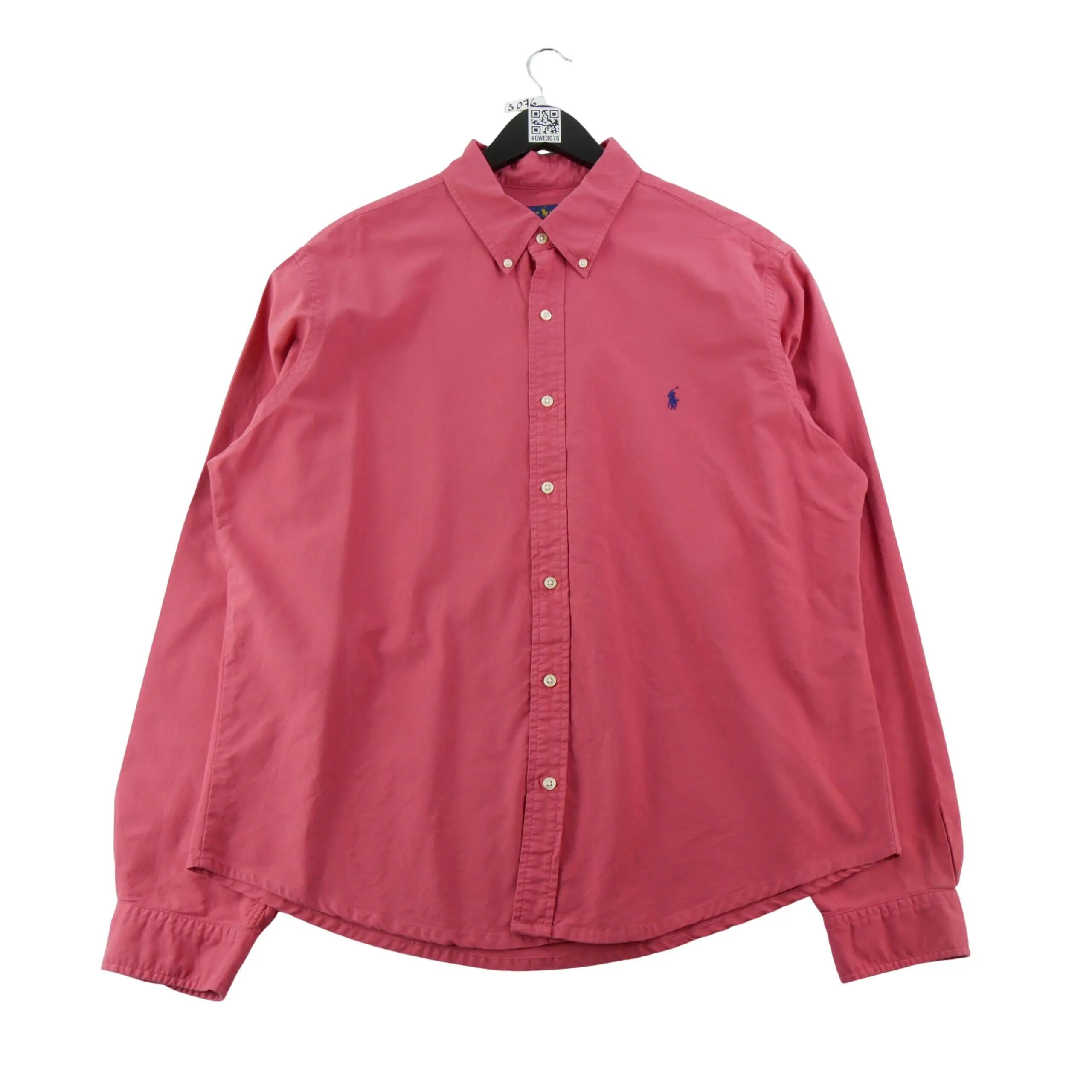 Segunda Vida - Camisas clásicas Hombre liso Rosa - Excelente 2/7