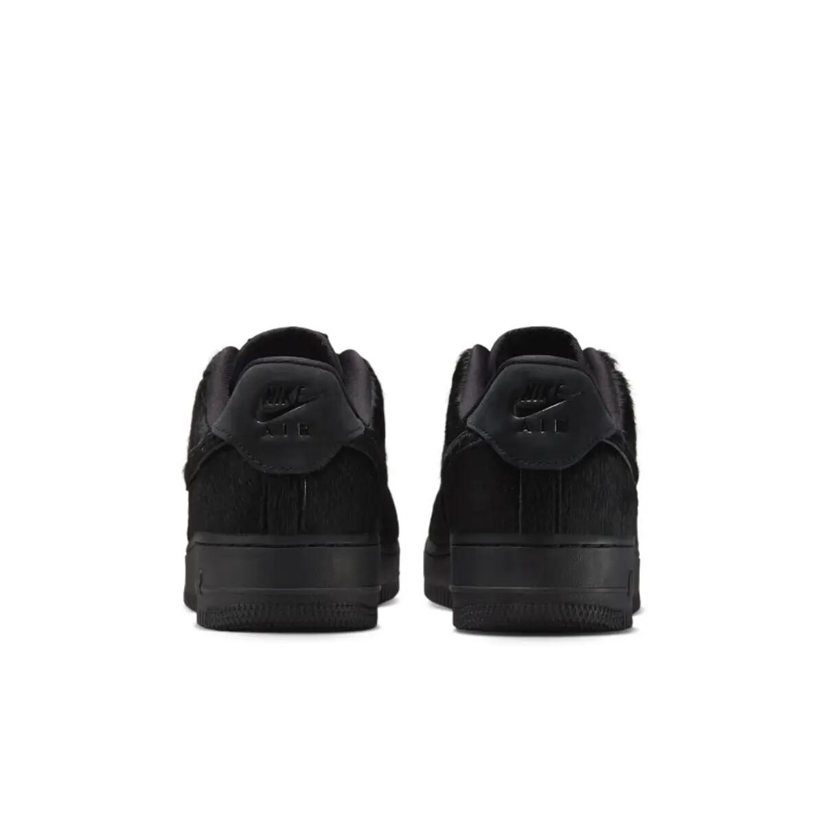 Nike Air Force 1 Low '07 Triple Black Pony Hair (Women's) 6/6
