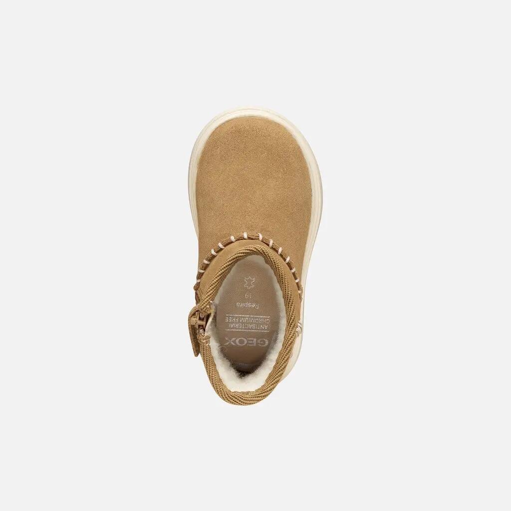 Bottines Bébé Fille KIDDARTAH BABY GIRL Cognac 6/7