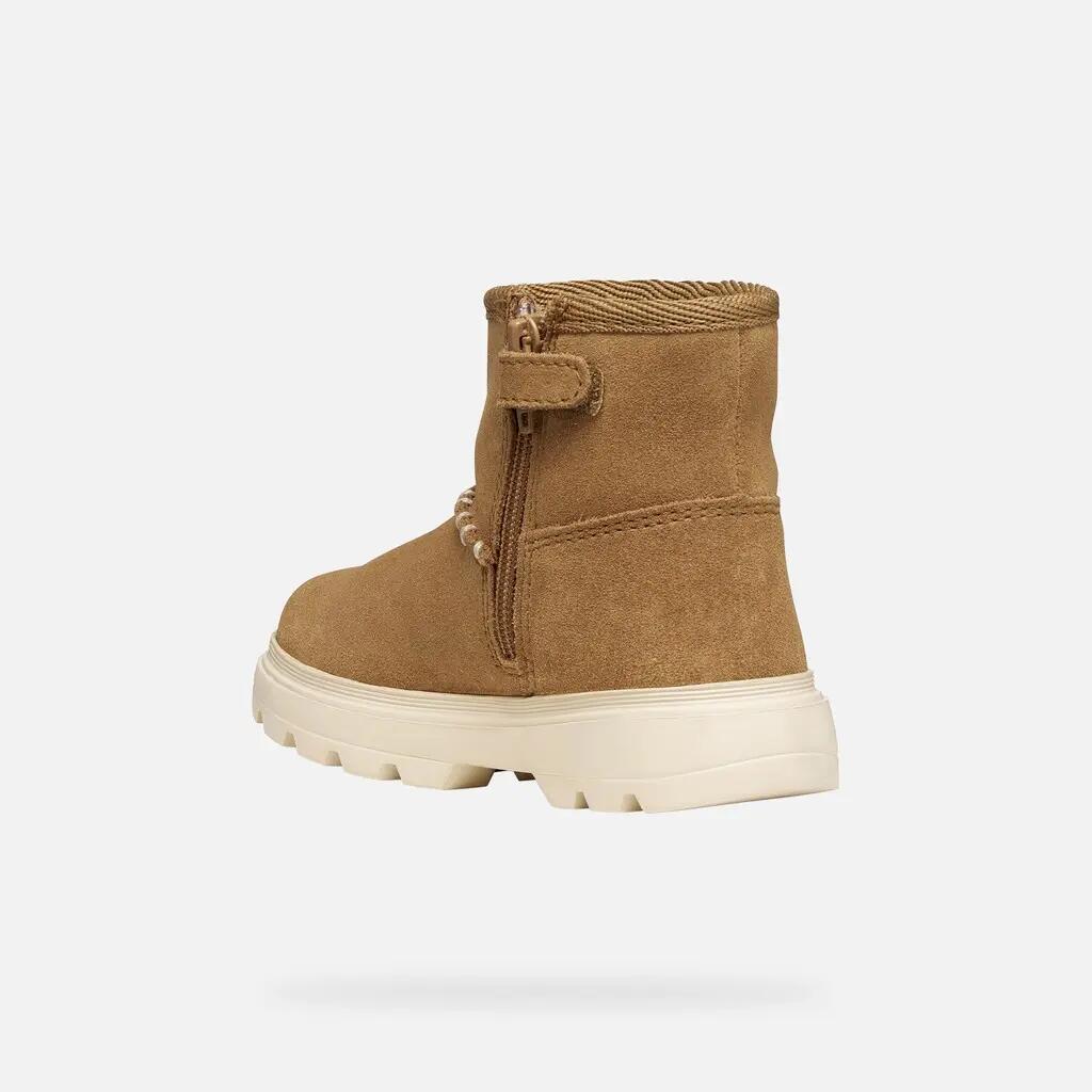 Bottines Bébé Fille KIDDARTAH BABY GIRL Cognac 4/7