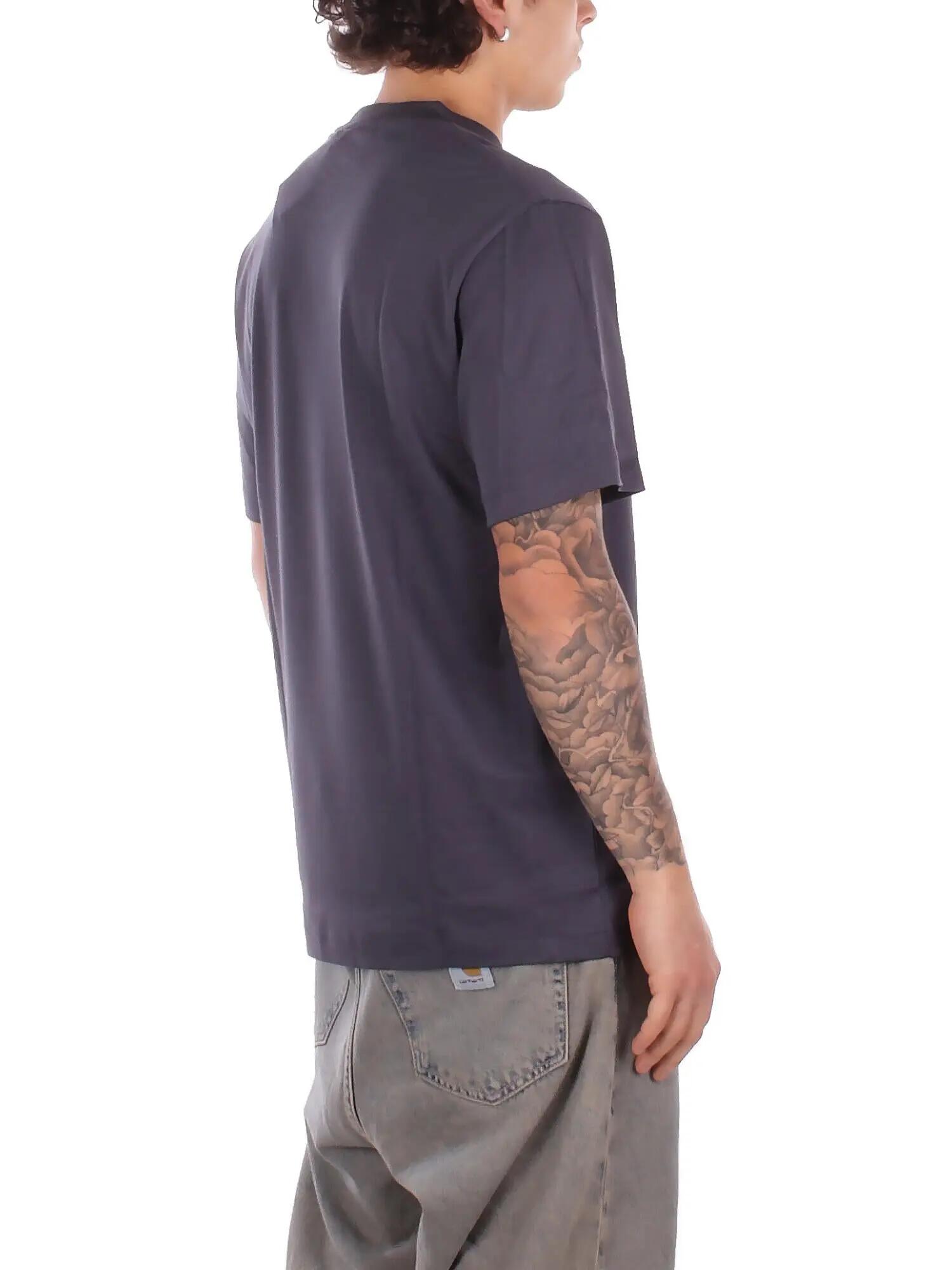 lacoste uomo t-shirt th5931 s5t tee shirt grigio 5/5