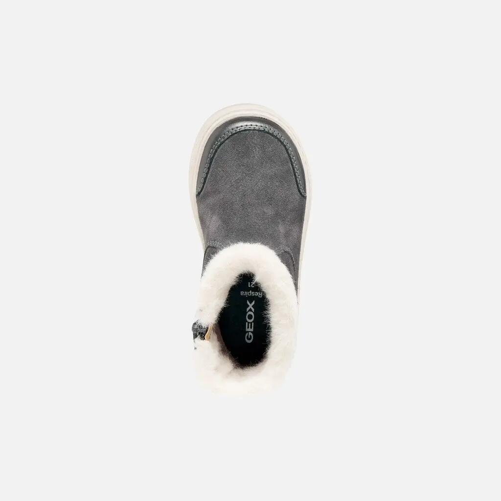 Bottines Bébé Fille B NASHIK GIRL Gris Foncé 6/7