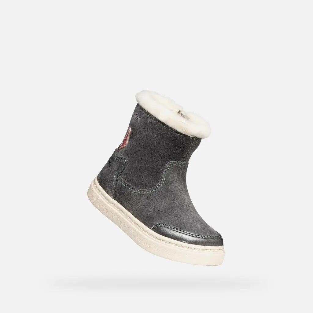 Bottines Bébé Fille B NASHIK GIRL Gris Foncé 5/7