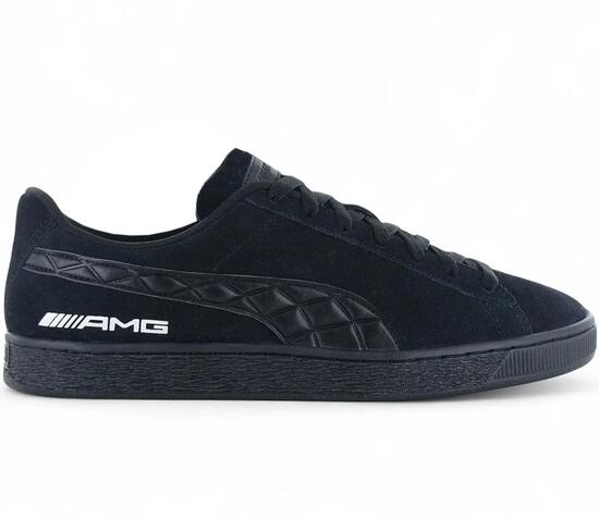 Męskie - Puma Mapf1 Amg Suede - 307920-02 - Czarny