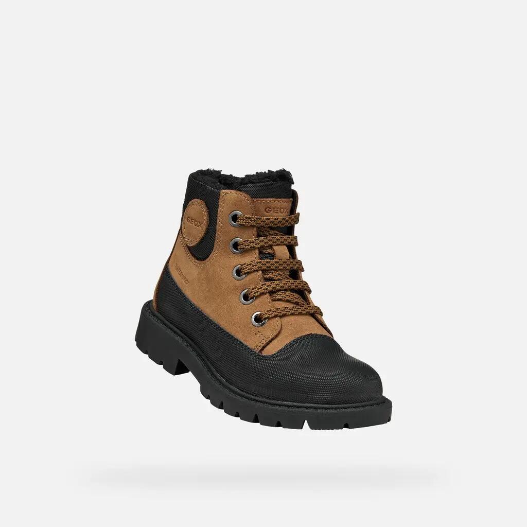 Bottes Garçon SHAYLAX BOY Marron/Noir 5/7