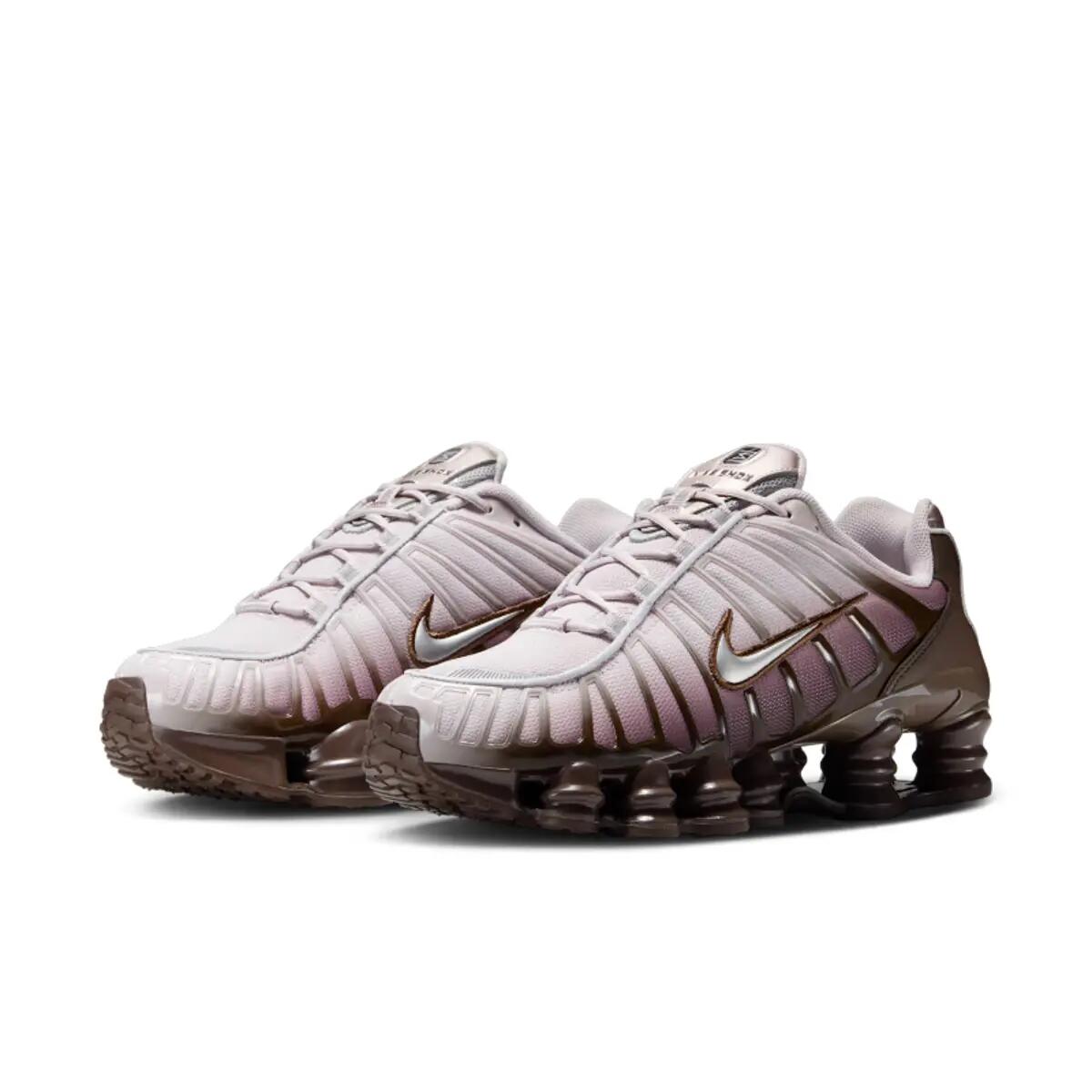 Nike Shox Tl Baroque Brown Platinum Violet Metallic Silver 5/6