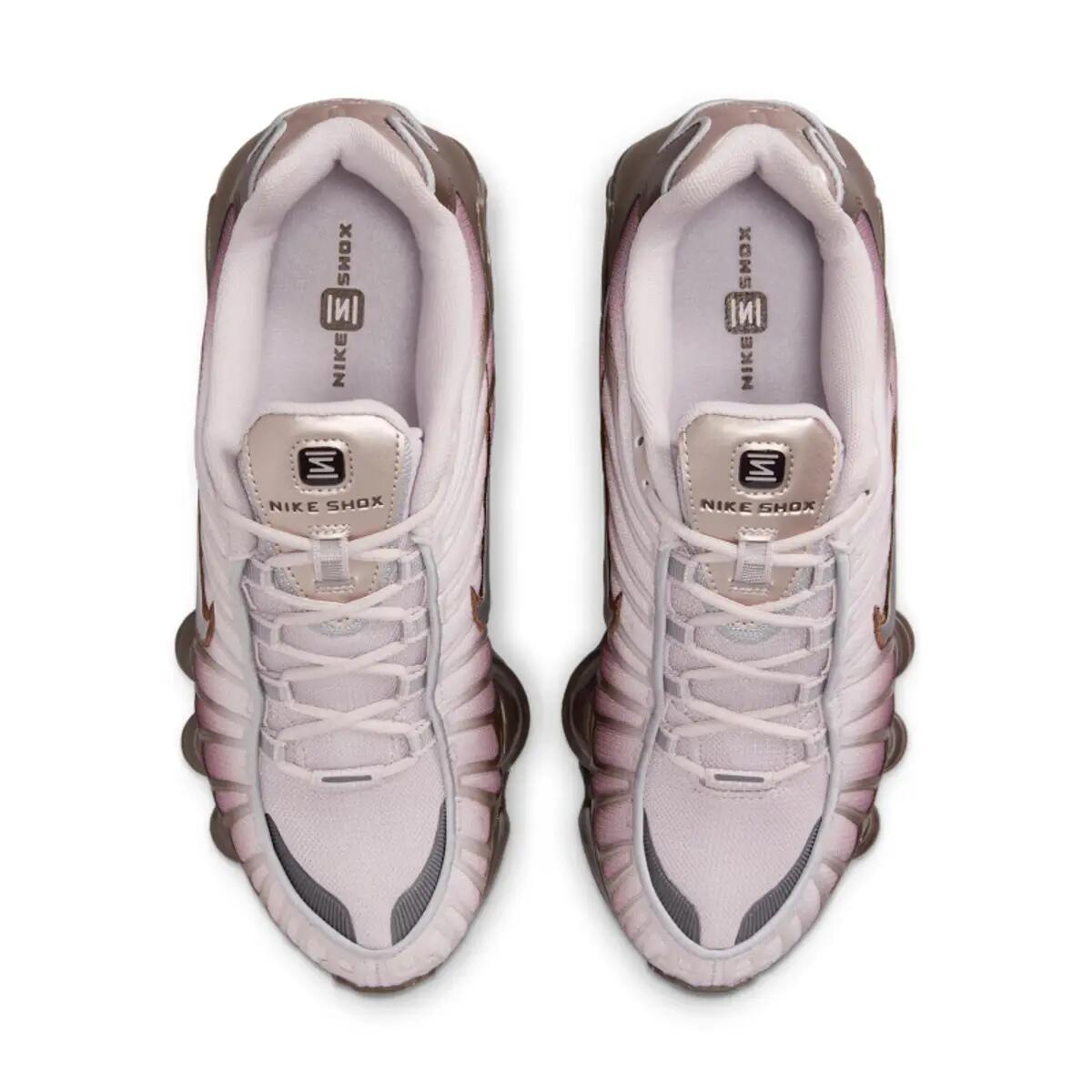 Nike Shox Tl Baroque Brown Platinum Violet Metallic Silver 4/6