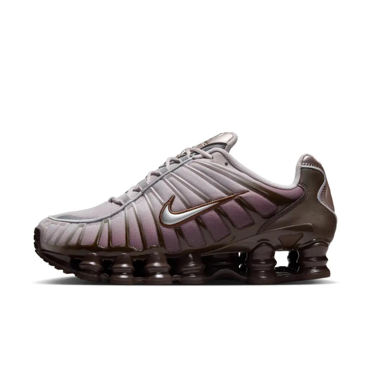 Nike Shox Tl Baroque Brown Platinum Violet Metallic Silver 3/6