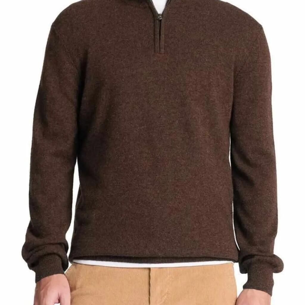 Timberland men’s half-zip wool-blend pullover
