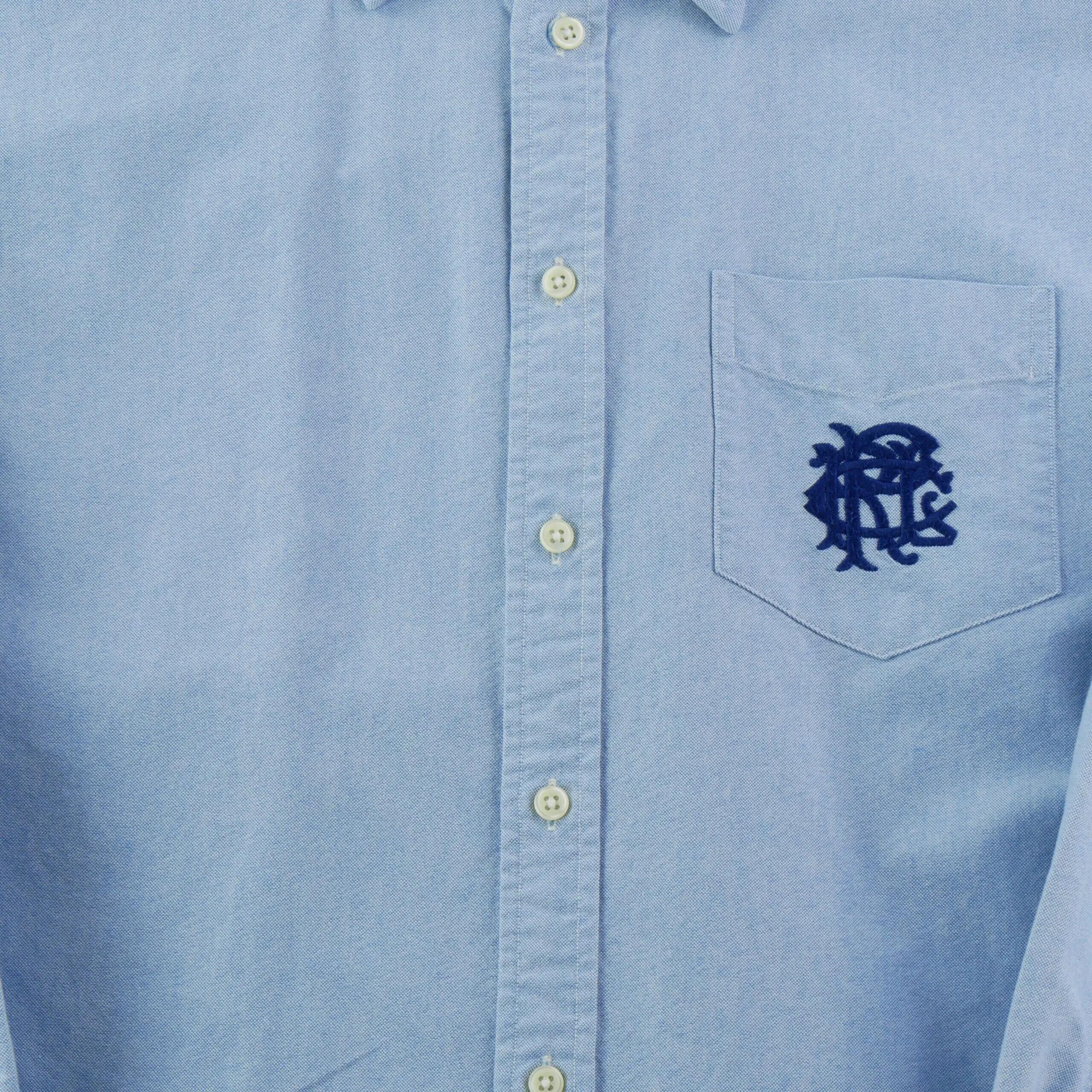 Segunda Vida - Camisas clásicas Hombre liso Azul claro - Excelente 3/7