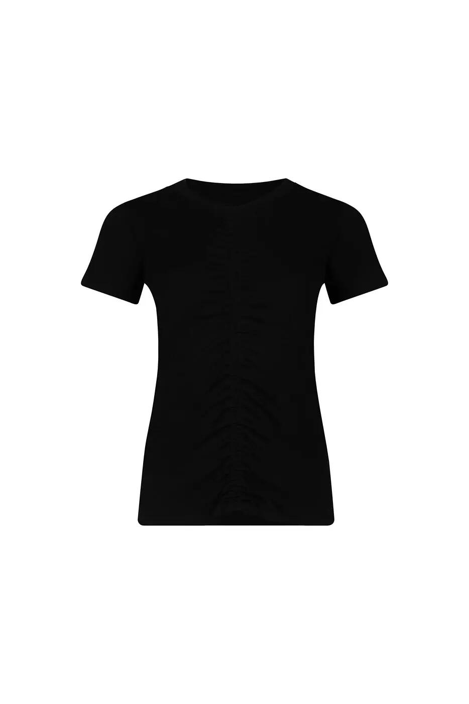: T-shirt de Yoga & Pilates Lua - Noir Onyx 5/6