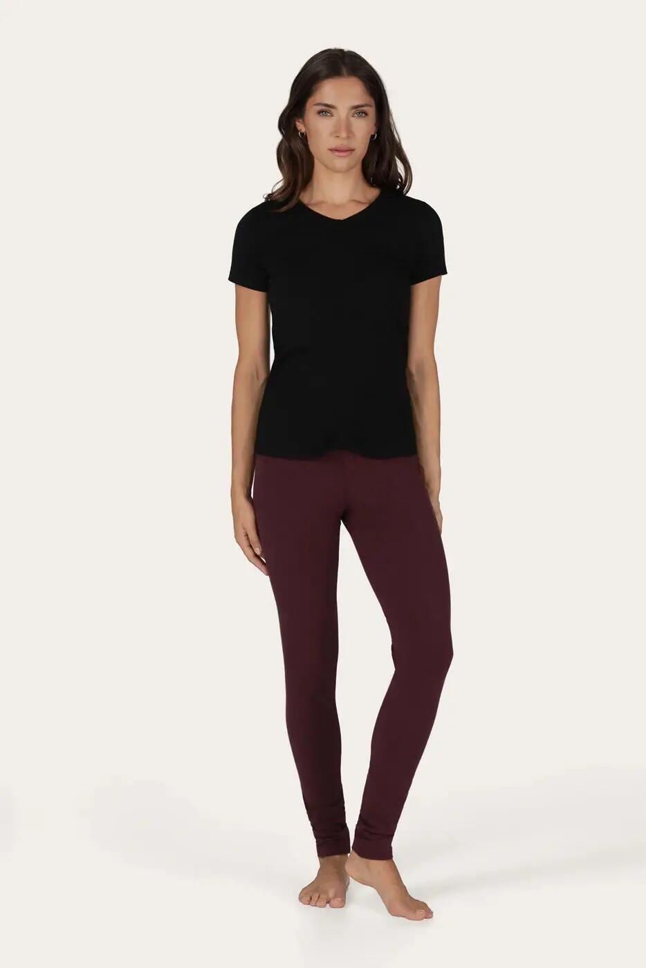 : T-shirt de Yoga & Pilates Lua - Noir Onyx 4/6