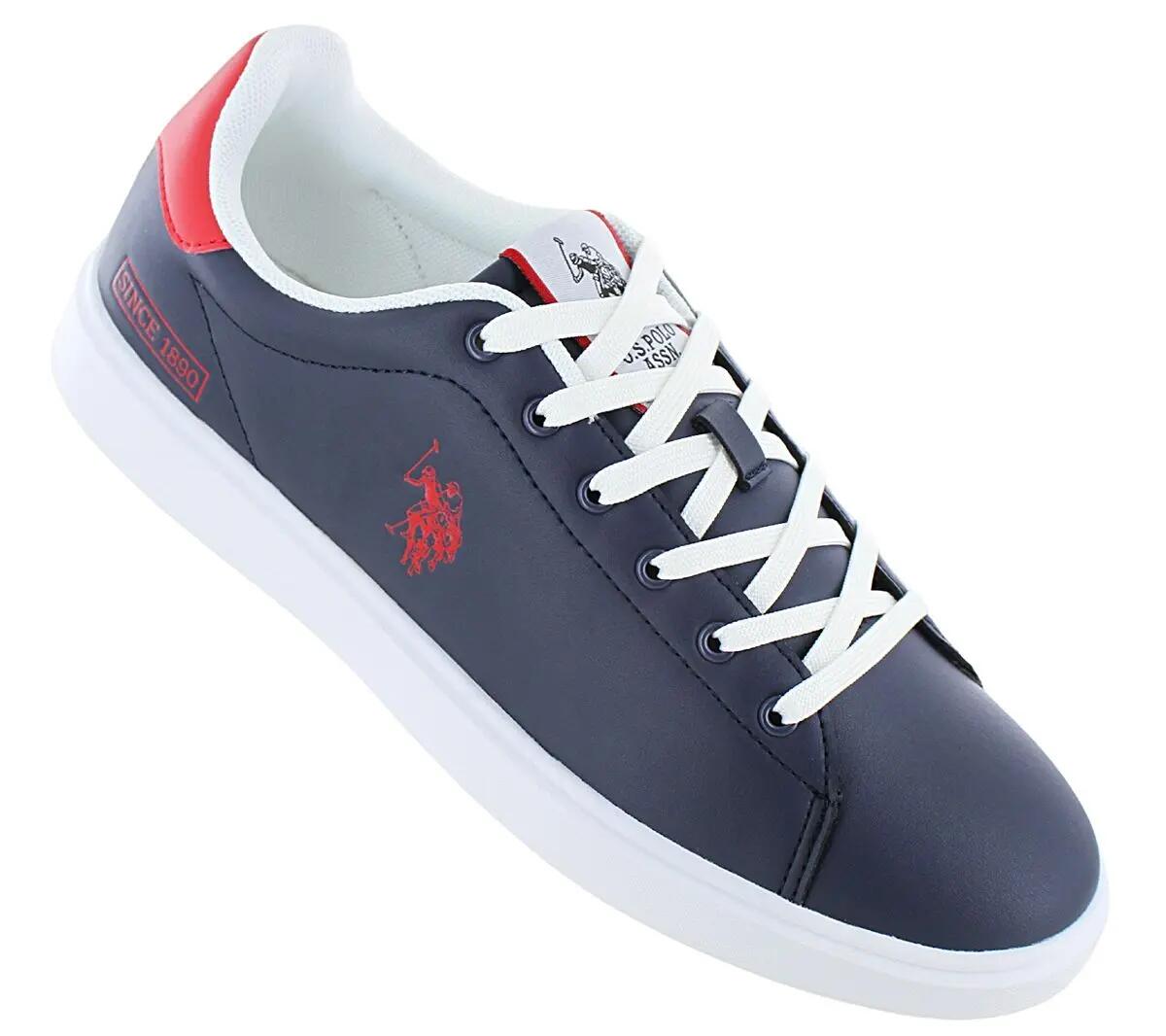 Męskie - U.S. Polo Assn. Byron - Byron001-Dbl-Red10 - Niebieski 2/6