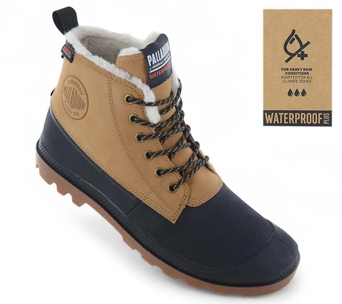 Homme - Palladium Pampa Duck Wl Wp+ - 79547-254-M - Marron 2/6