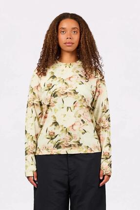 Débardeur - Femme - Mérinos, coupe ample - Bloom - Floral
