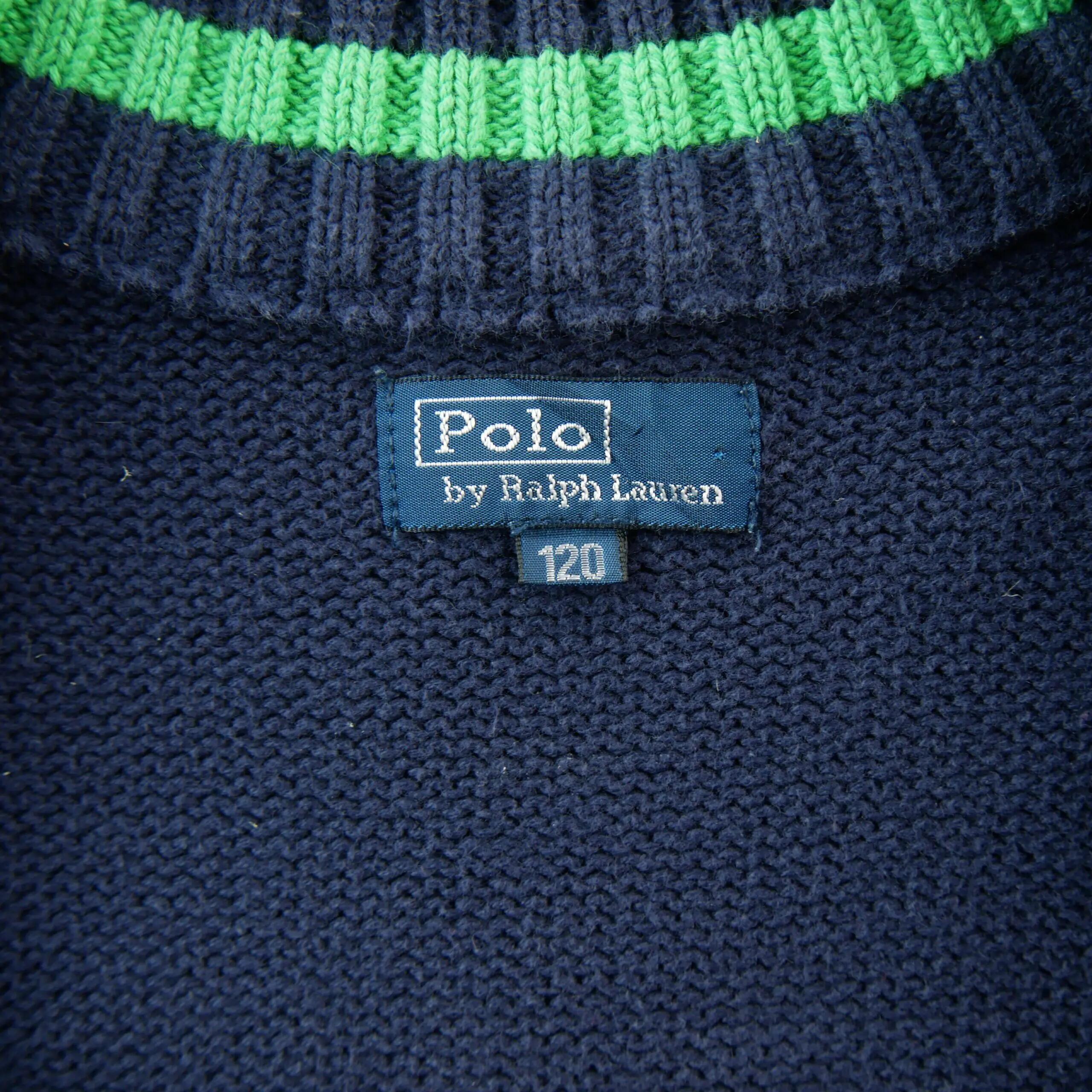 Tweedehands - Gilets Jongens Big Pony Full Zip Marine - Als nieuw 6/7