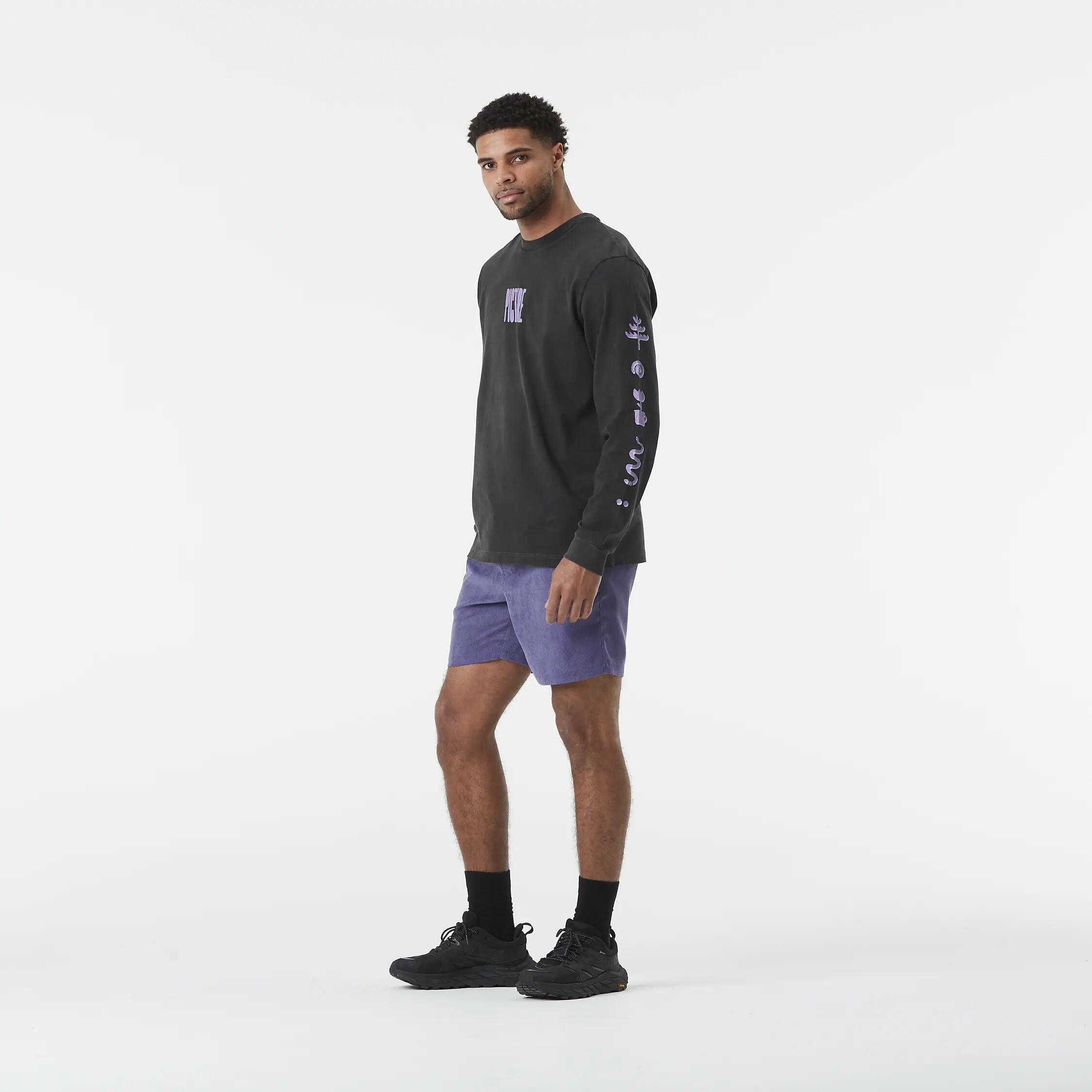 Kleding - Sportswear - Unisex - Pembroke - T-shirt lange mouwen - black washed 1/1