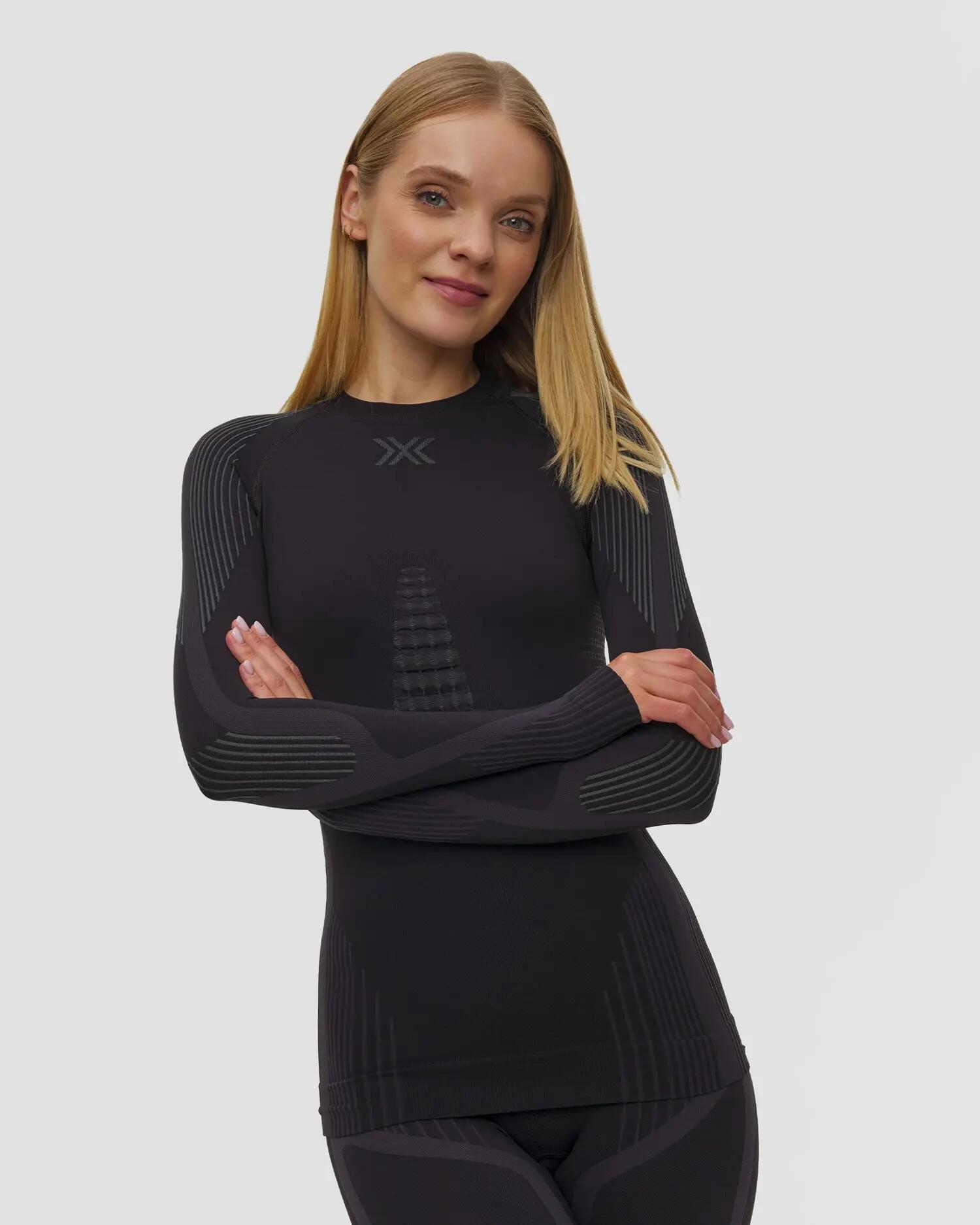 Koszulka damska X-Bionic Invent Shirt Ls Black B120 2/6