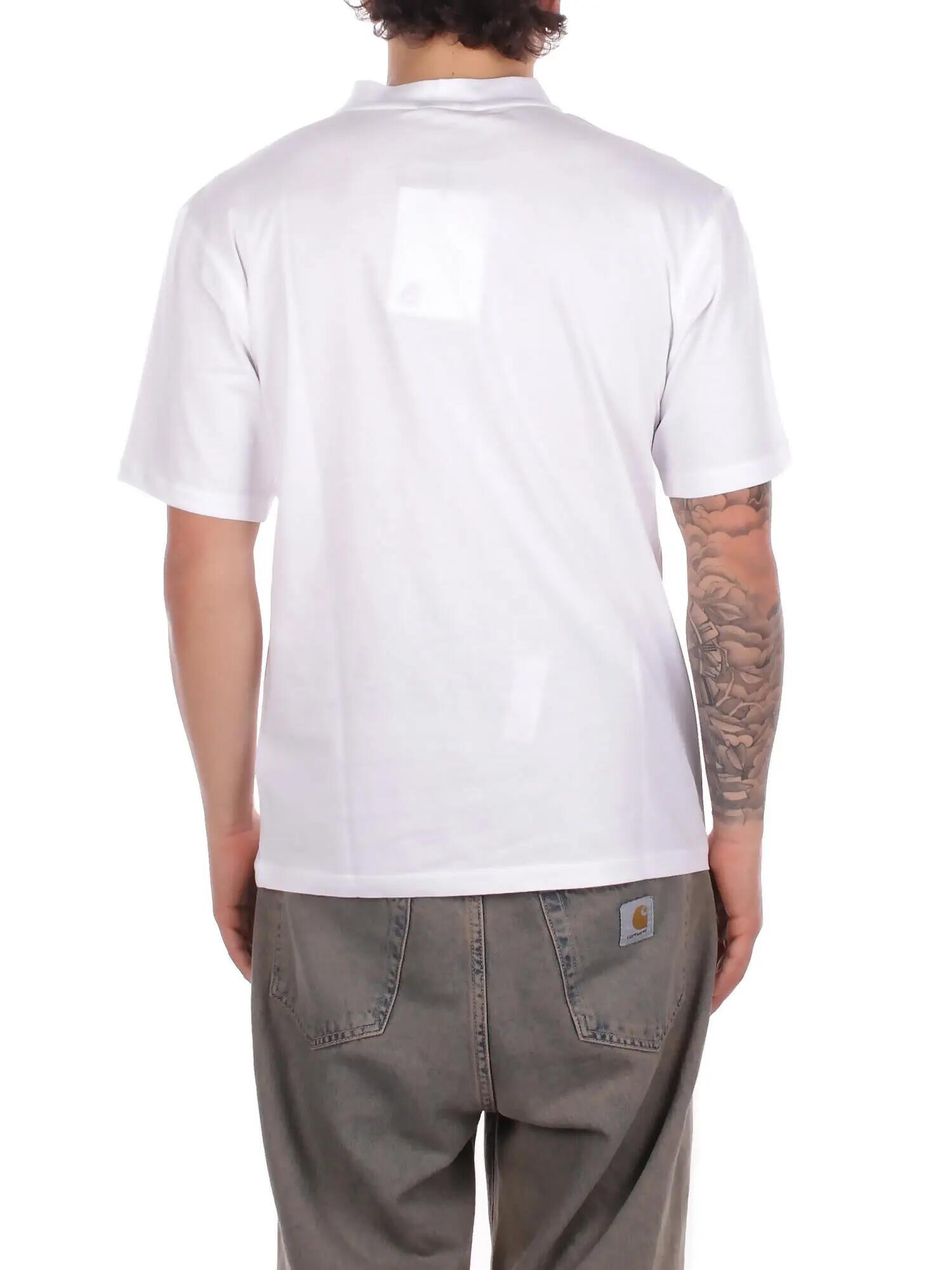 kway uomo t-shirt k3136cw 001 solo jersey white 4/5