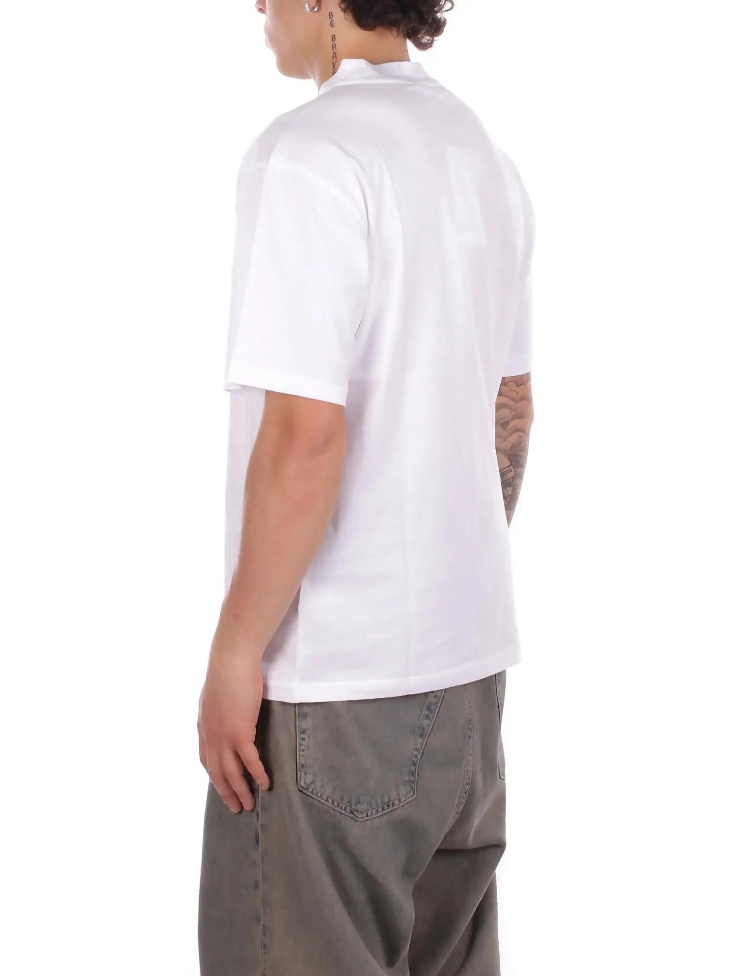 kway uomo t-shirt k3136cw 001 solo jersey white 3/5