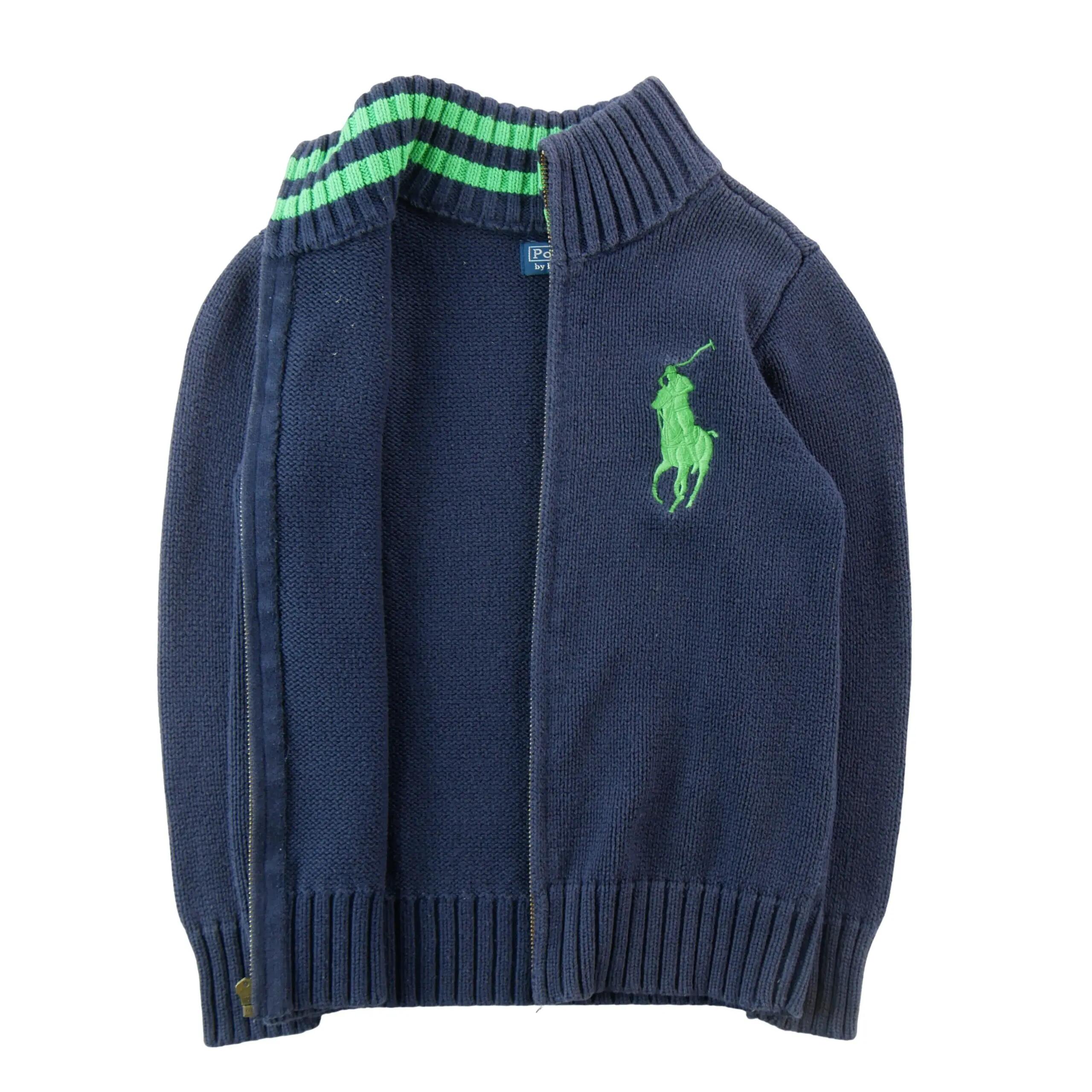 Tweedehands - Gilets Jongens Big Pony Full Zip Marine - Als nieuw 3/7